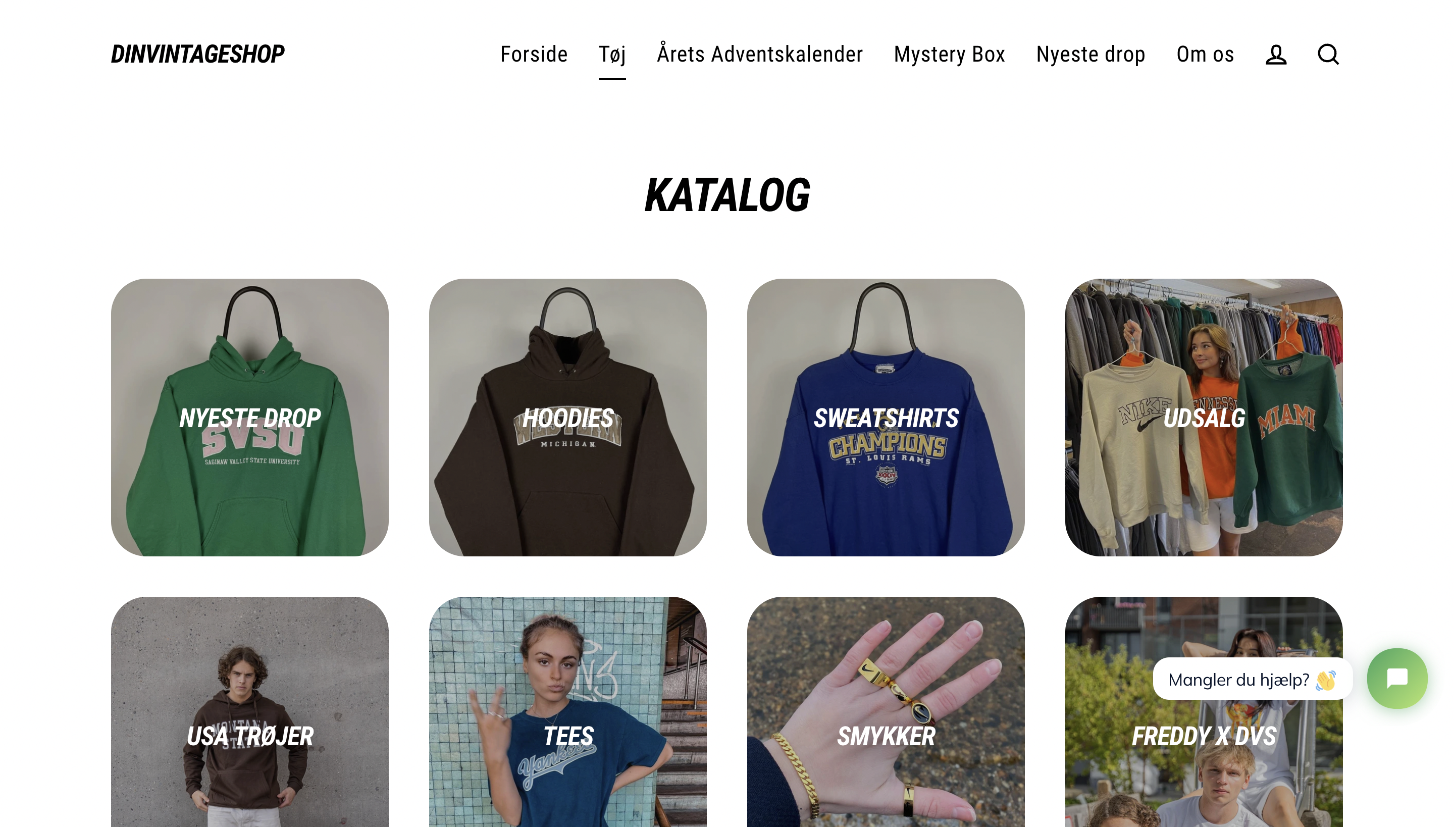 Danmarks største vintageshop screenshot