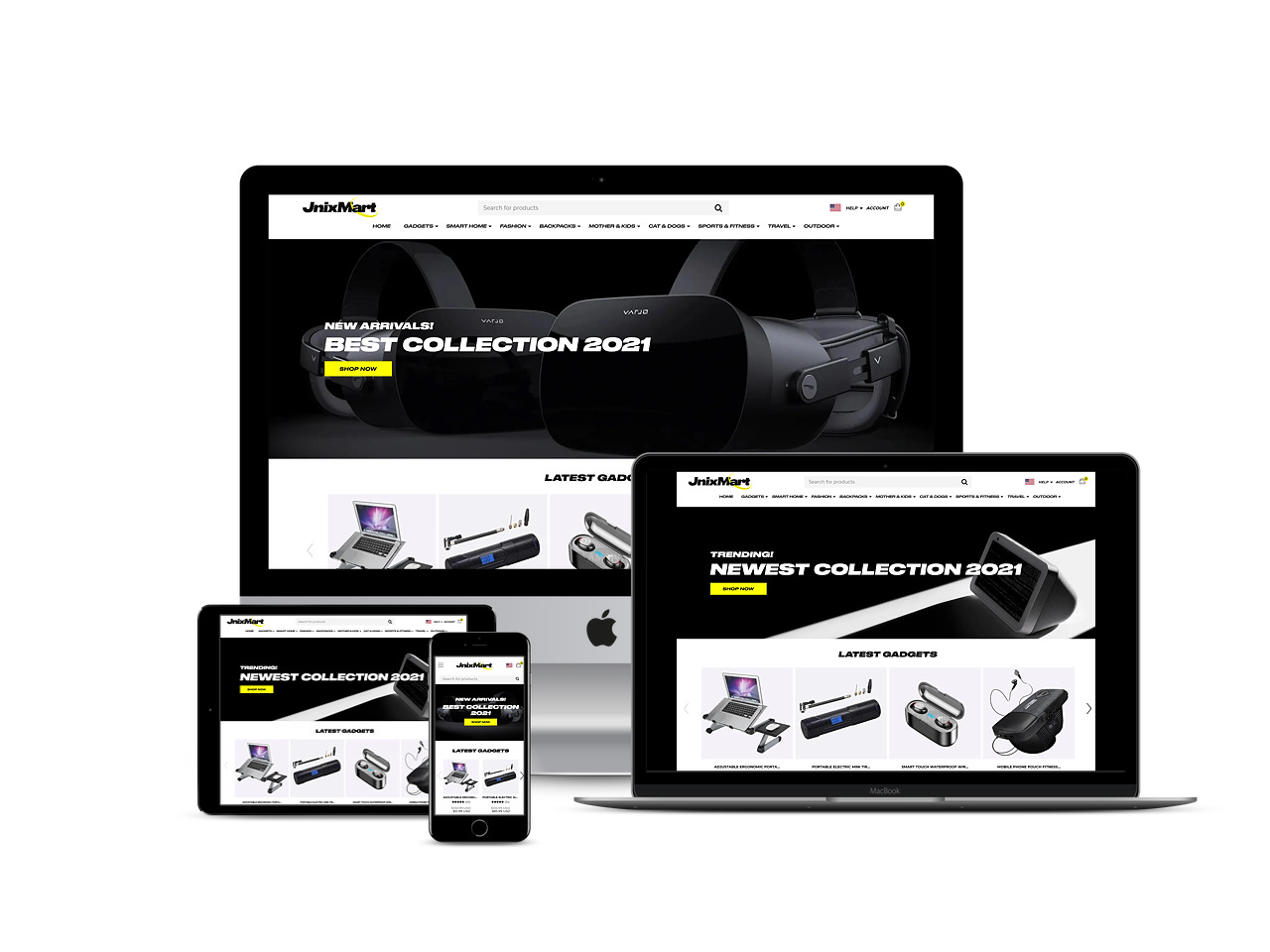 Premium Theme and Custom Integration for JnixMart