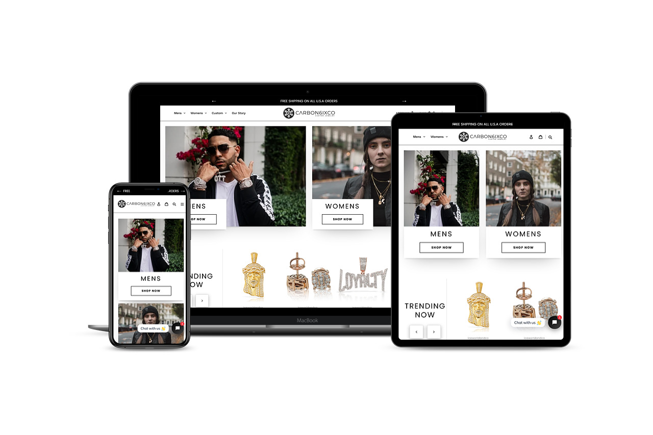 Custom Shopify Design and Development for CARBON6IXCO