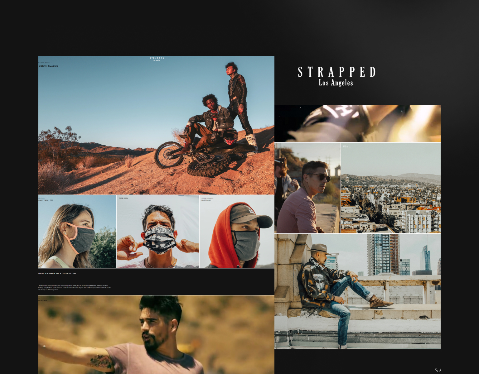Comprehensive Website Development and Branding for Strapped MFG