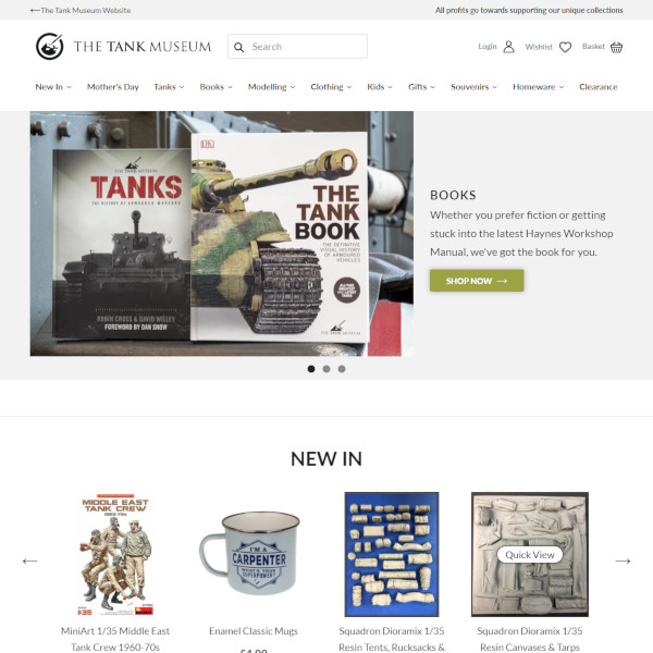 Tank Museum Shop screenshot
