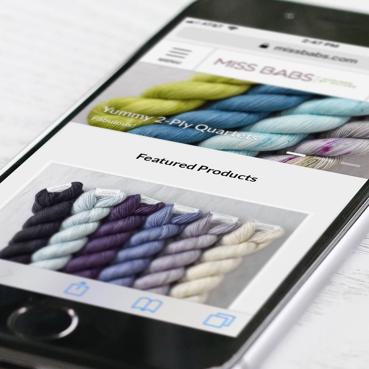 Miss Babs Yarns - Shopify Plus screenshot