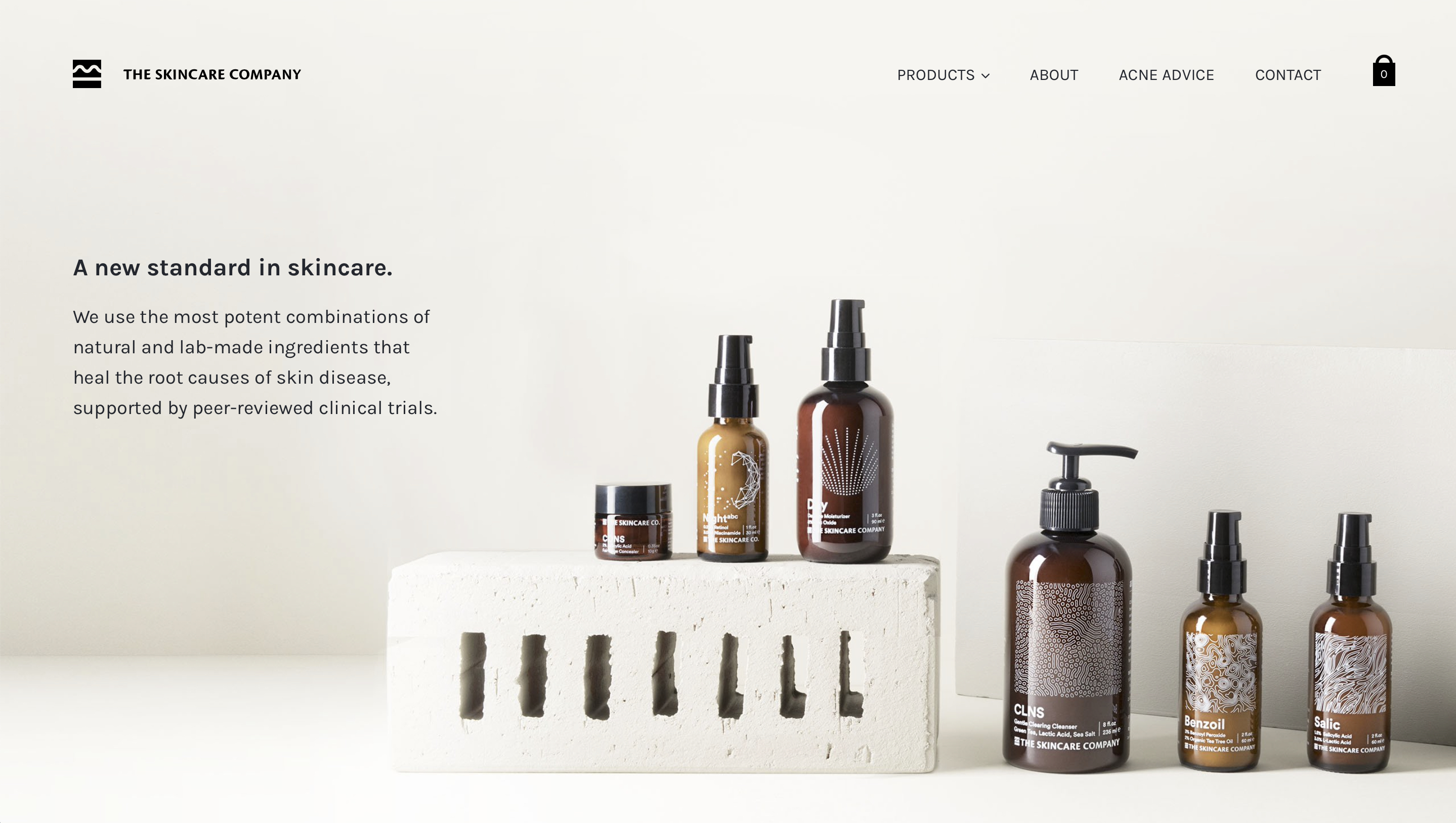The Skincare Company | Bespoke Theme Development focusing on CRO screenshot