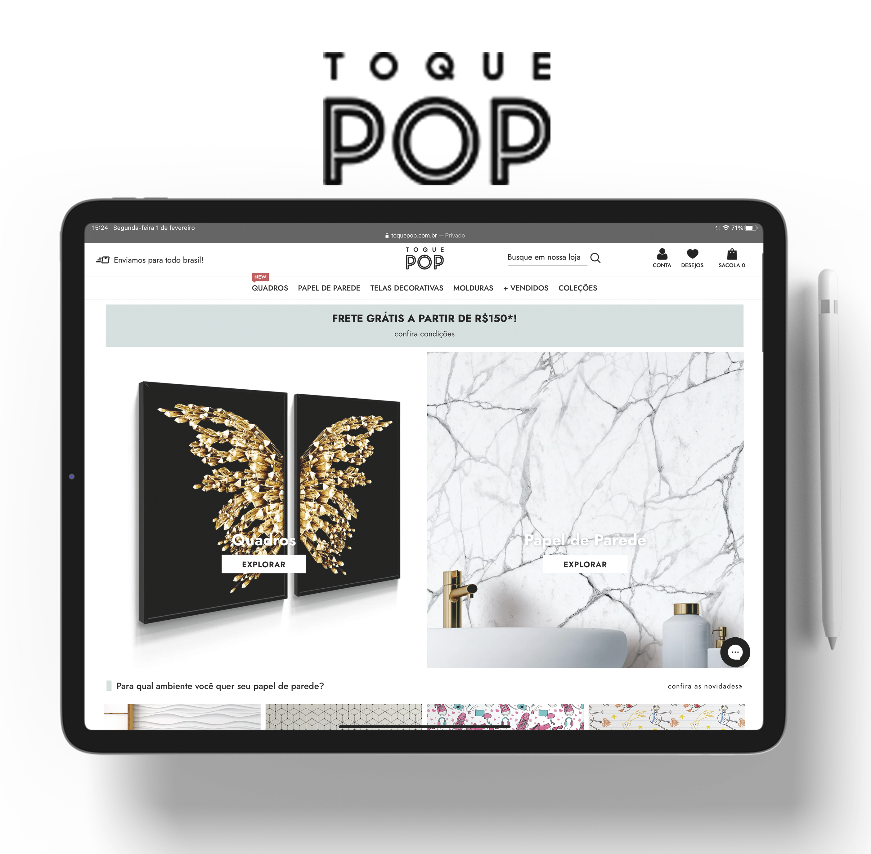 Design e Desenvolvimento ToquePop screenshot