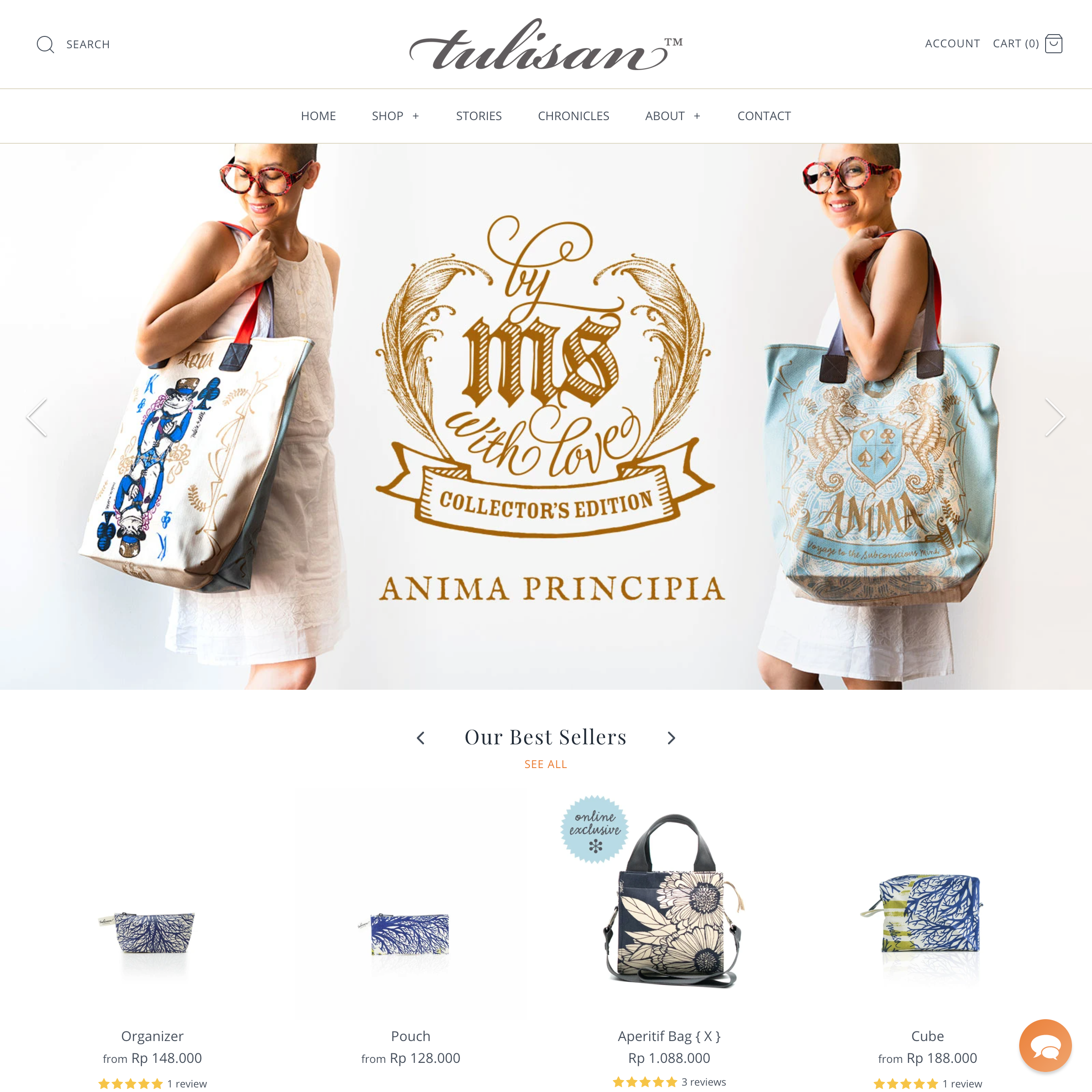 Tulisan Online Store screenshot