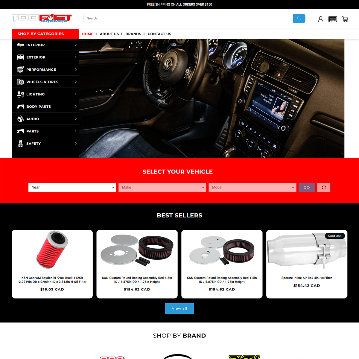 Enhanced Car Parts Store with Innovative Search Features