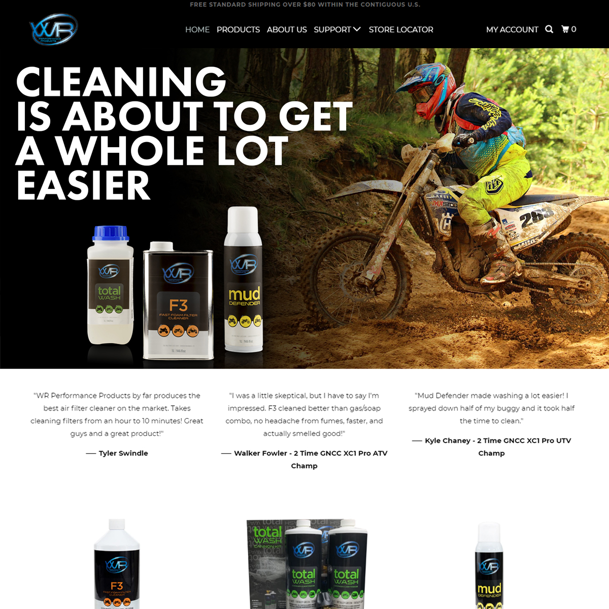 WR Performance Products screenshot