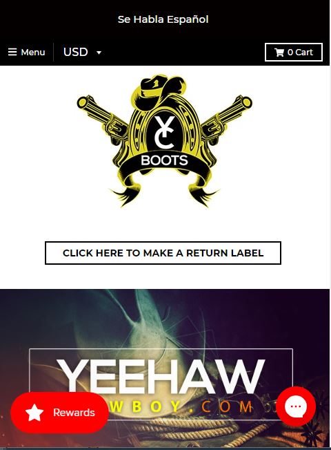 Yeehaw Cowboy Boots  screenshot