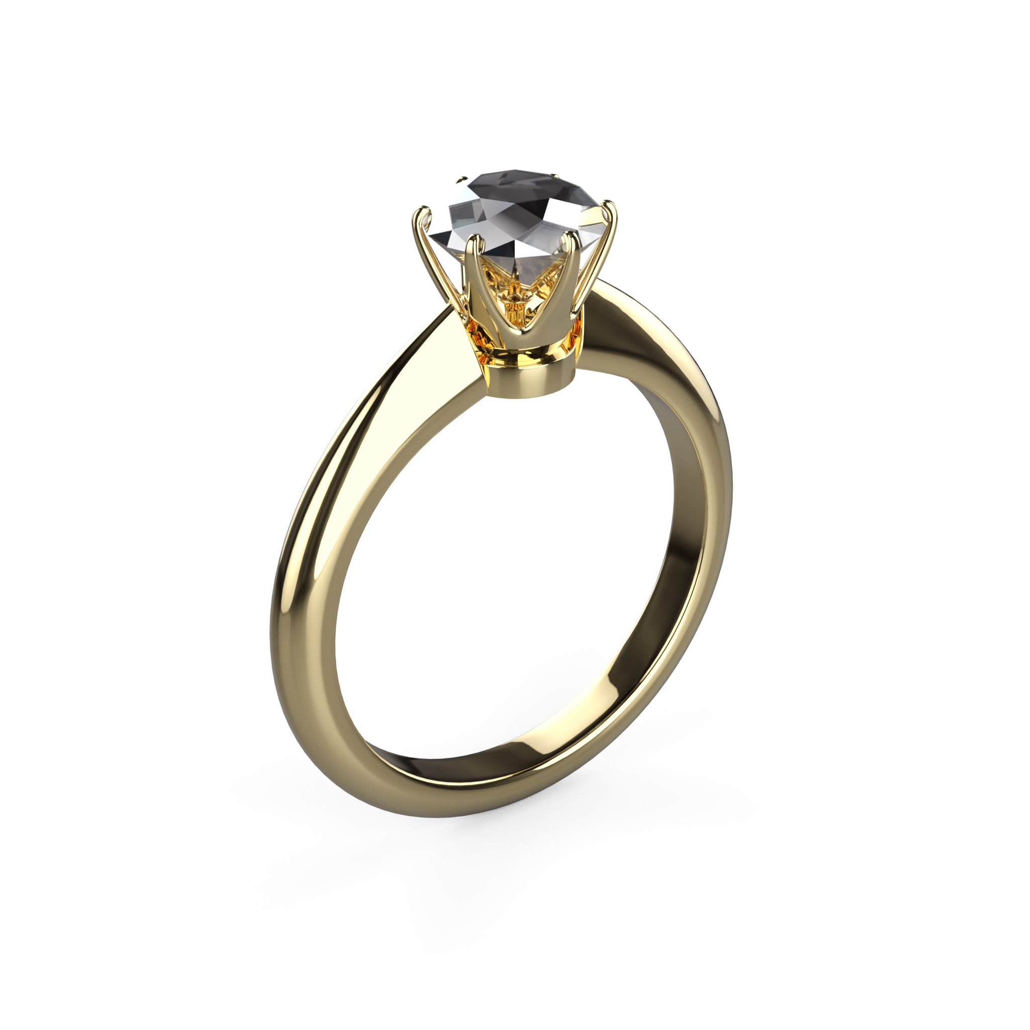 High-Quality 3D Modeling of a Diamond Ring