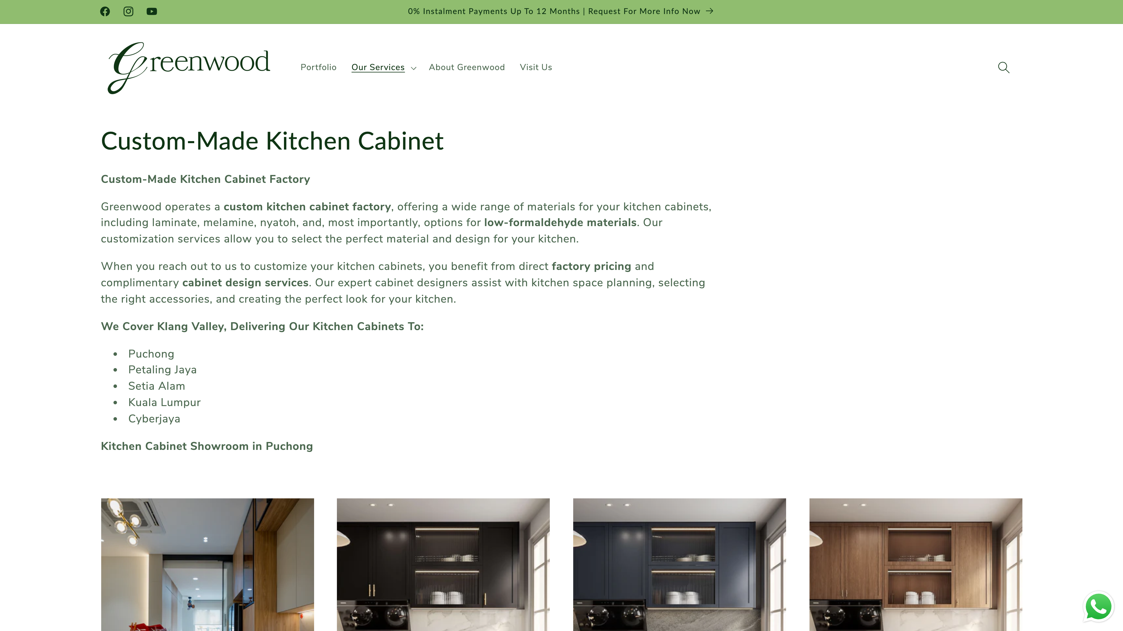  We developed a non-eCommerce Shopify website for cabinet manufacturer screenshot 2