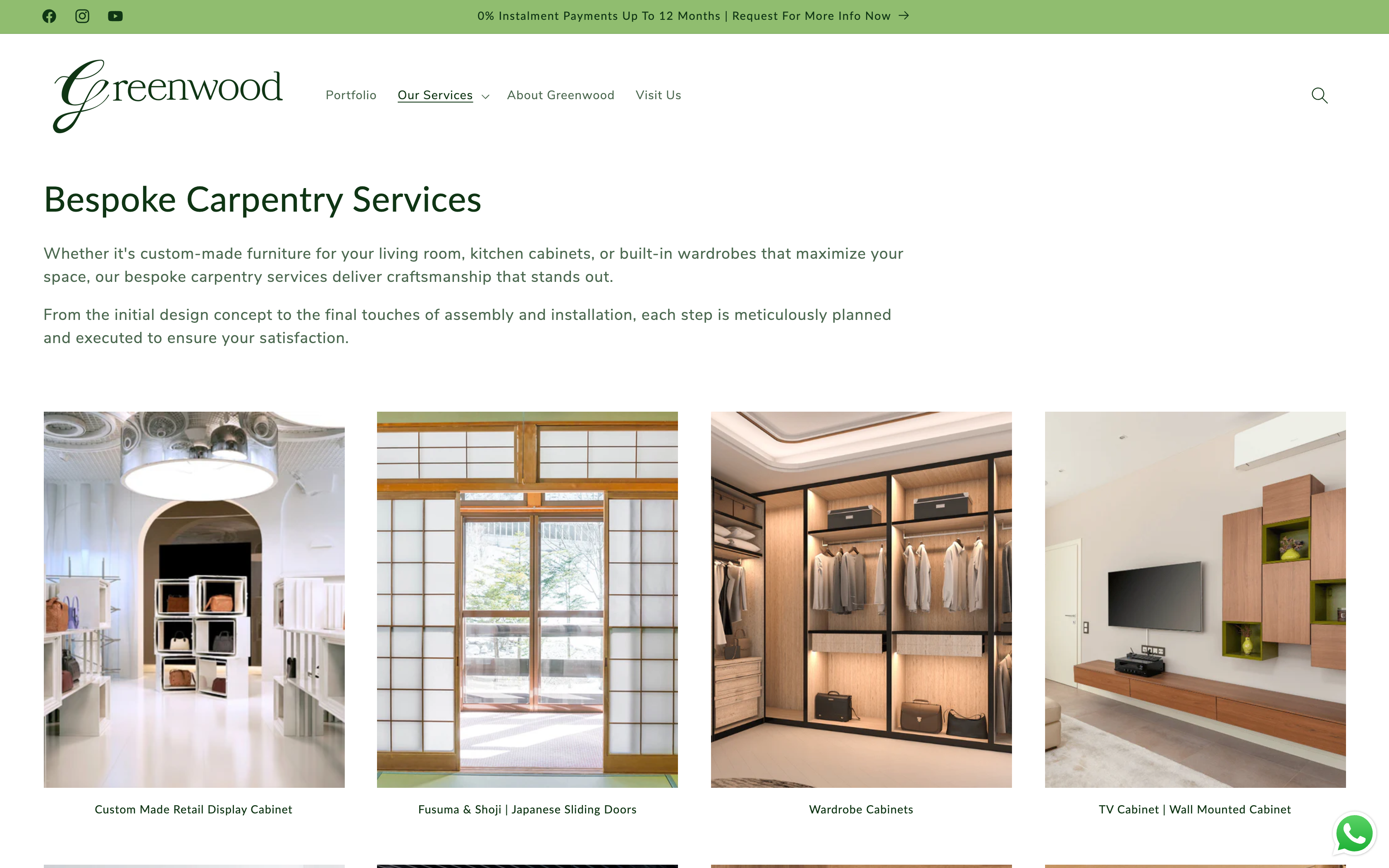  We developed a non-eCommerce Shopify website for cabinet manufacturer screenshot 3