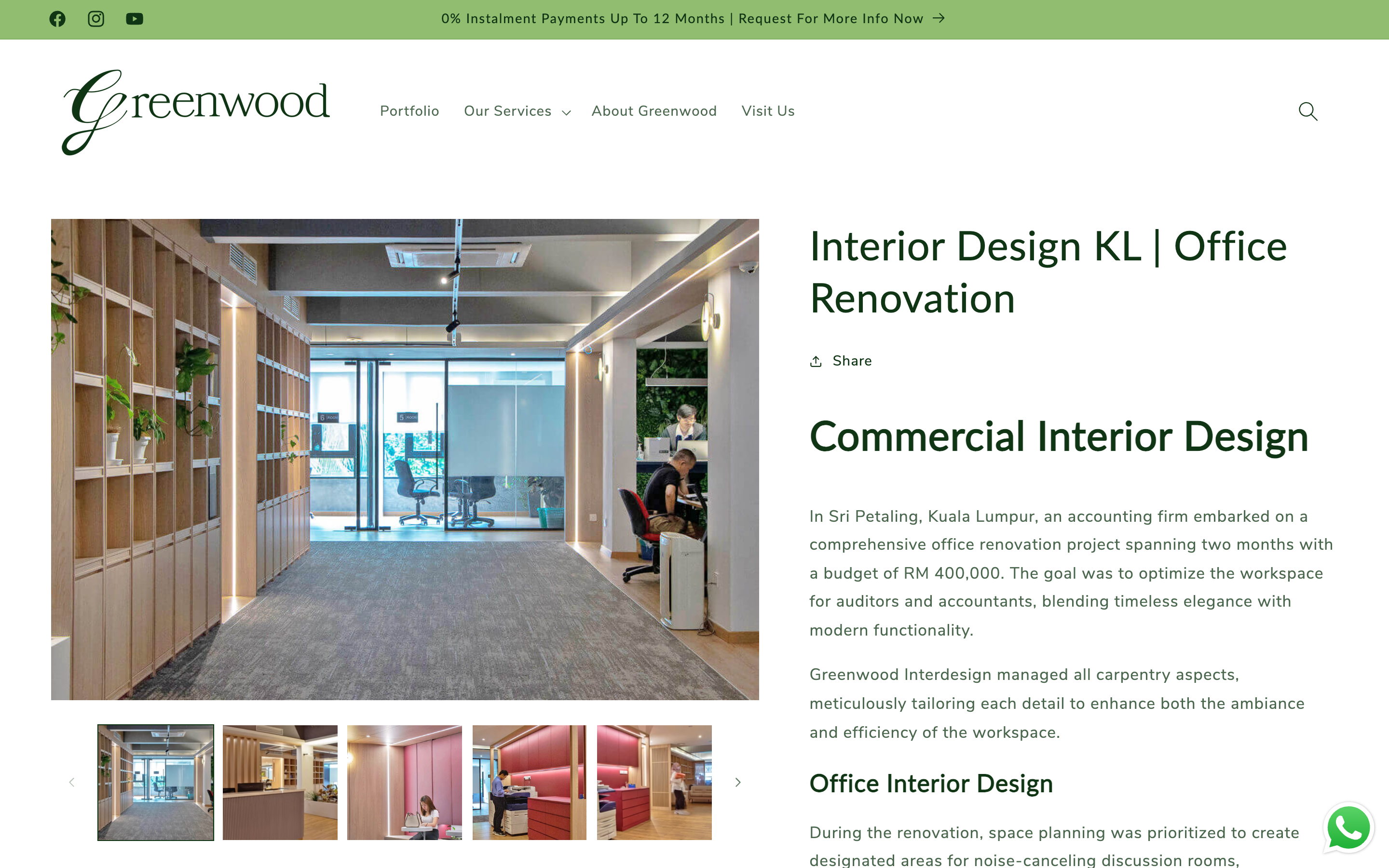  We developed a non-eCommerce Shopify website for cabinet manufacturer screenshot 5