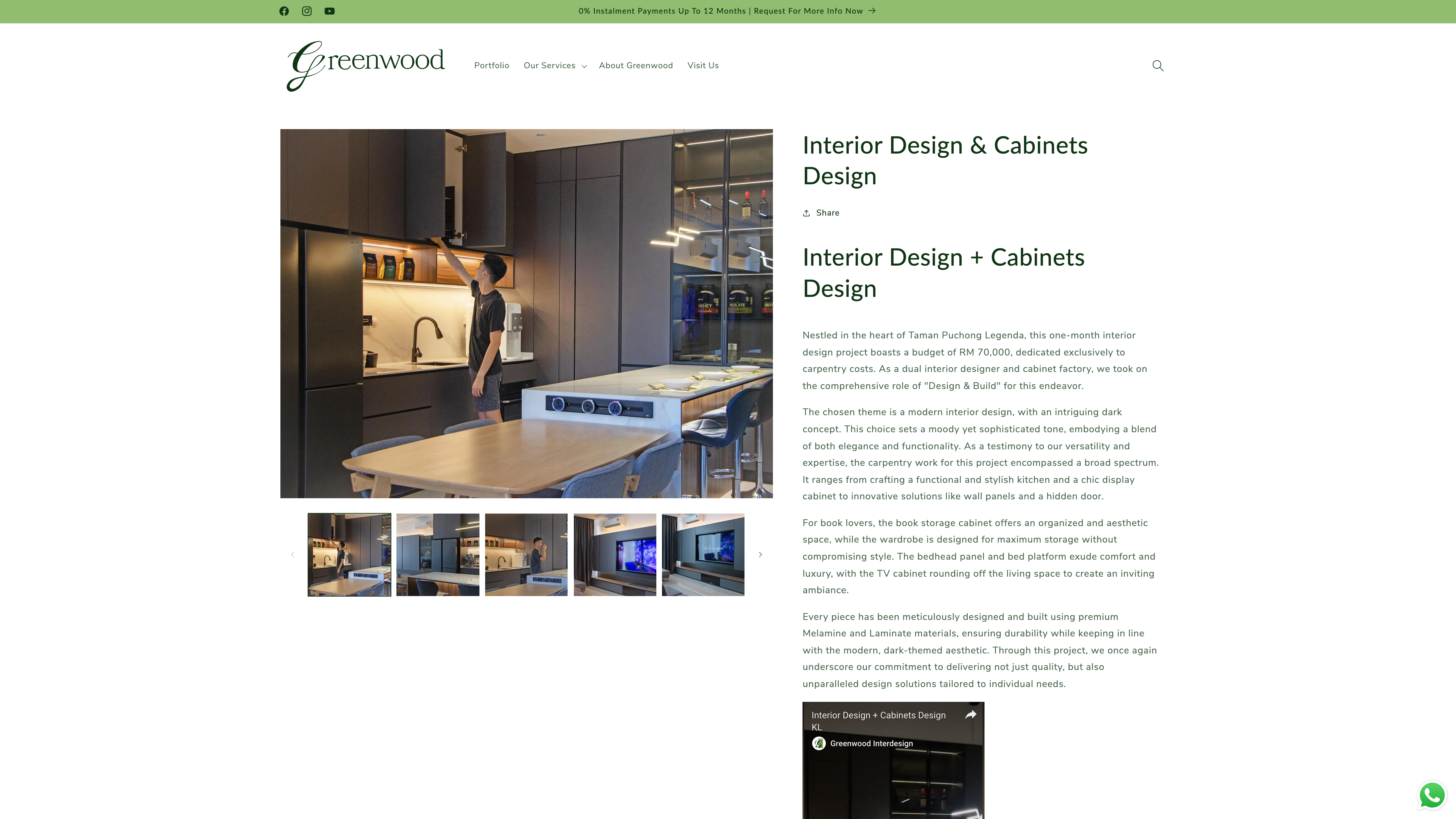  We developed a non-eCommerce Shopify website for cabinet manufacturer screenshot 6
