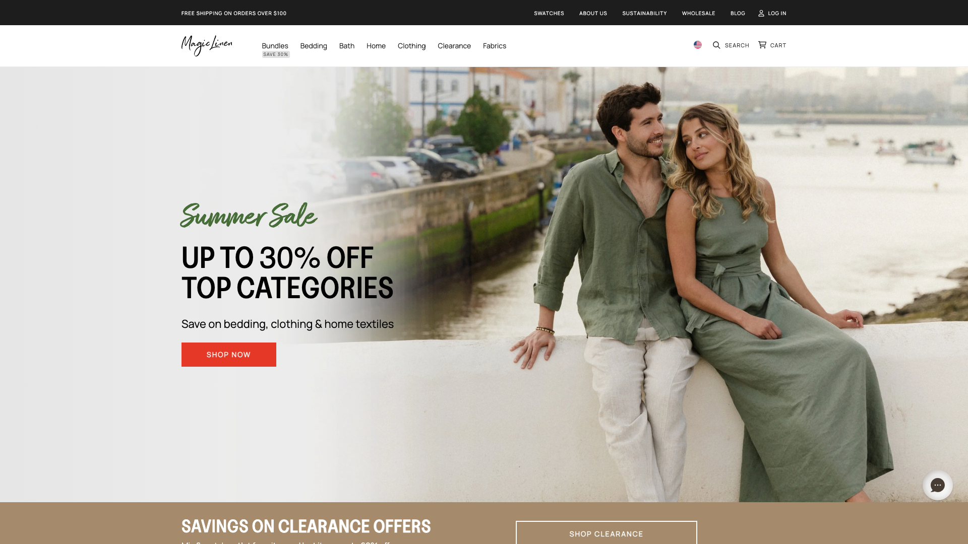 Magic Linen - Pure Linen Home Textiles & Linen Wear screenshot