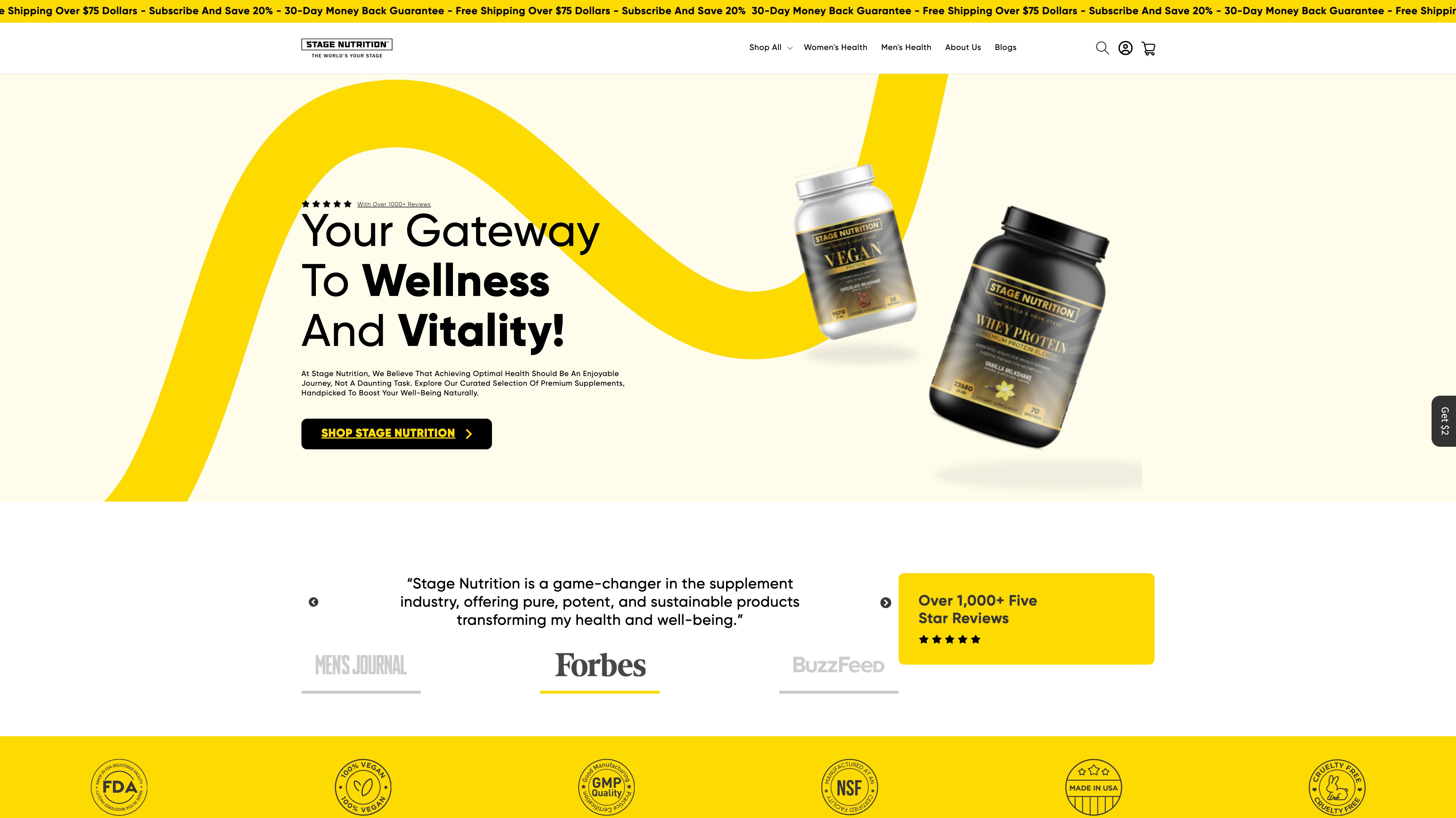 Stage Nutrition screenshot 5