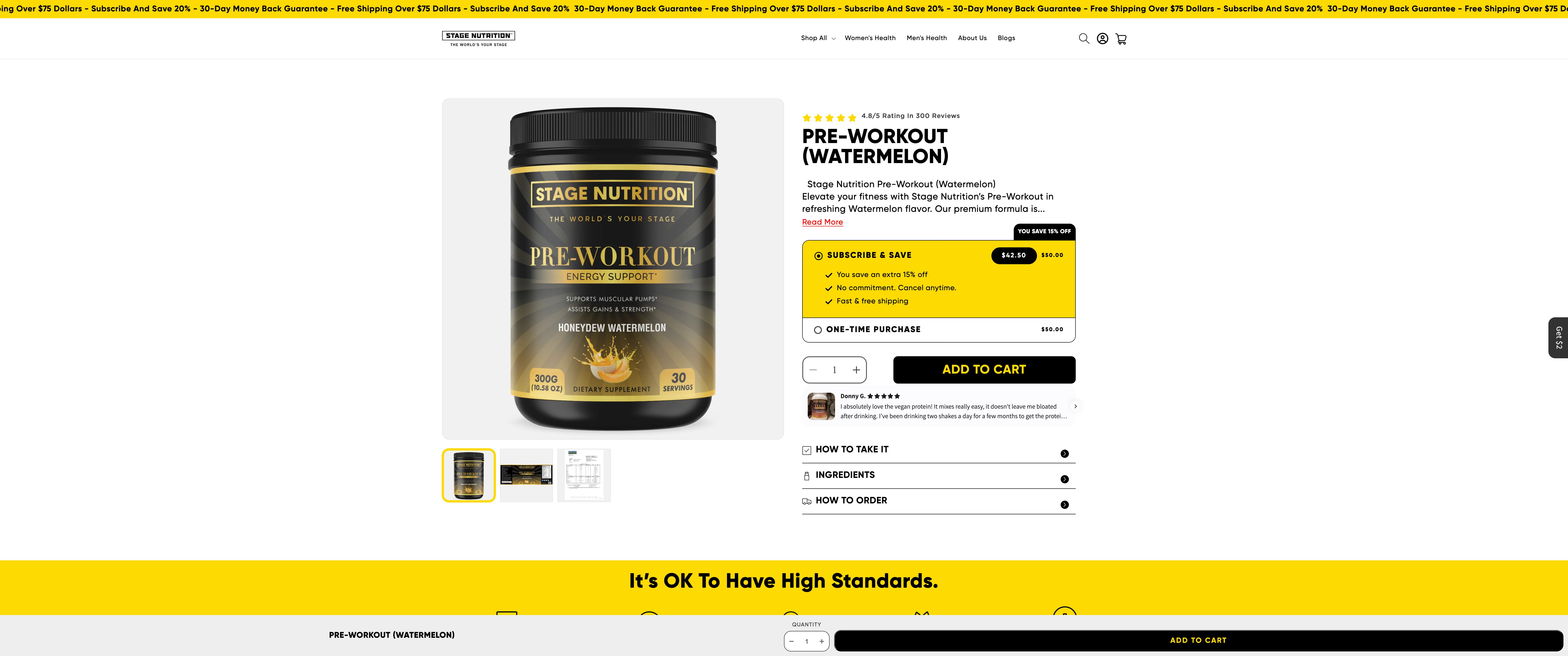 Stage Nutrition screenshot 3