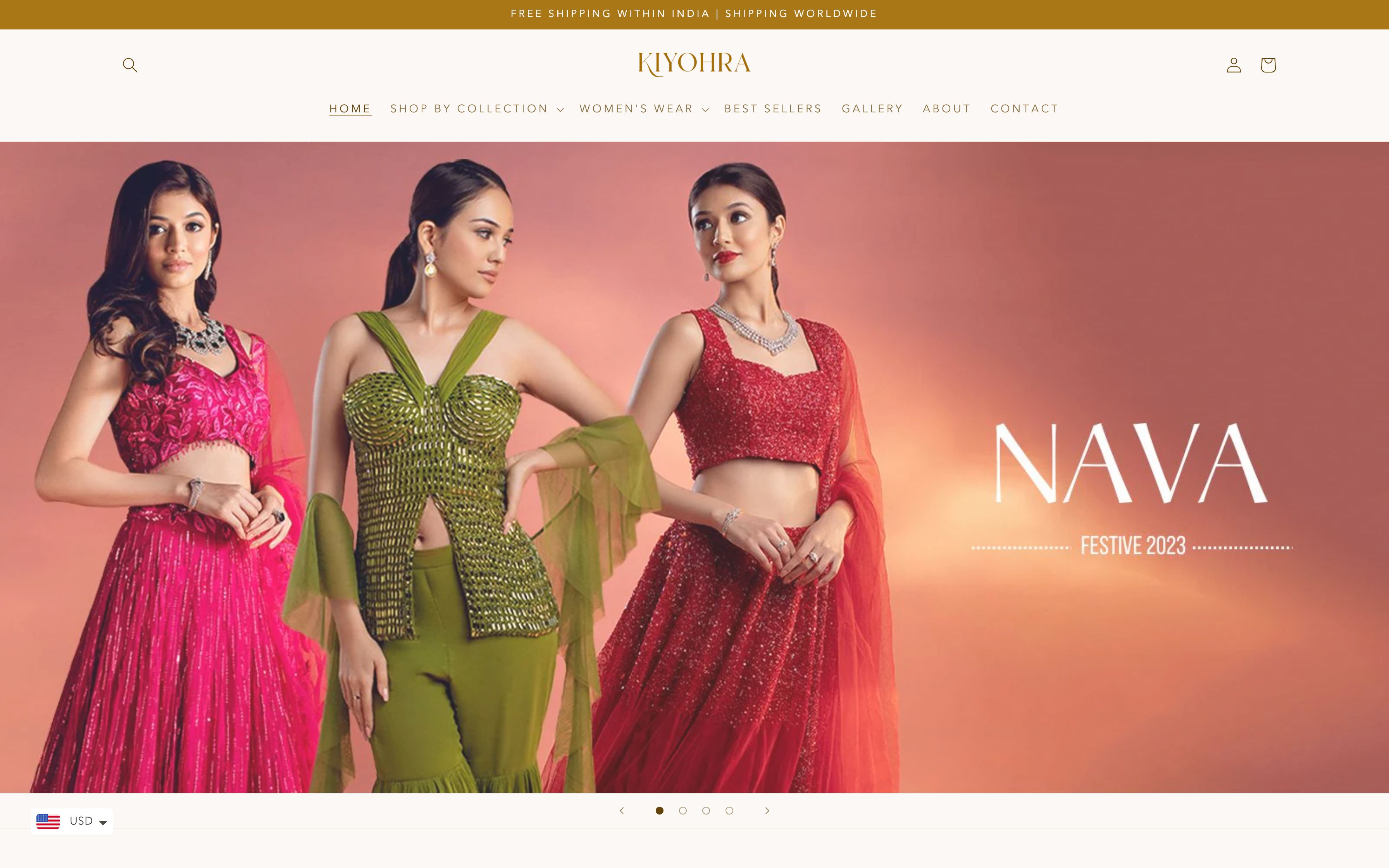 Kiyohra - Luxury Fashion e-commerce development screenshot 6