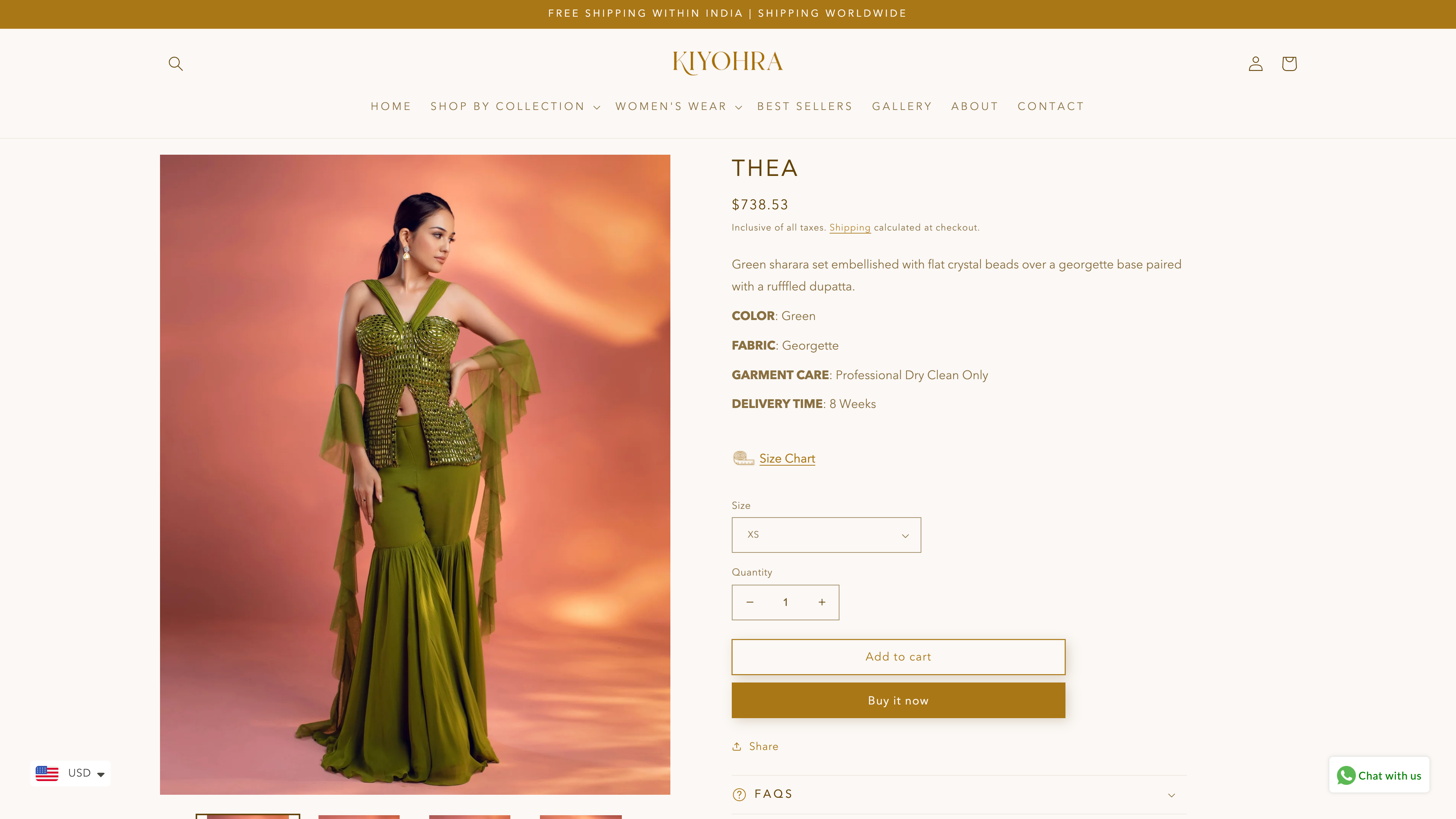 Kiyohra - Luxury Fashion e-commerce development screenshot 5