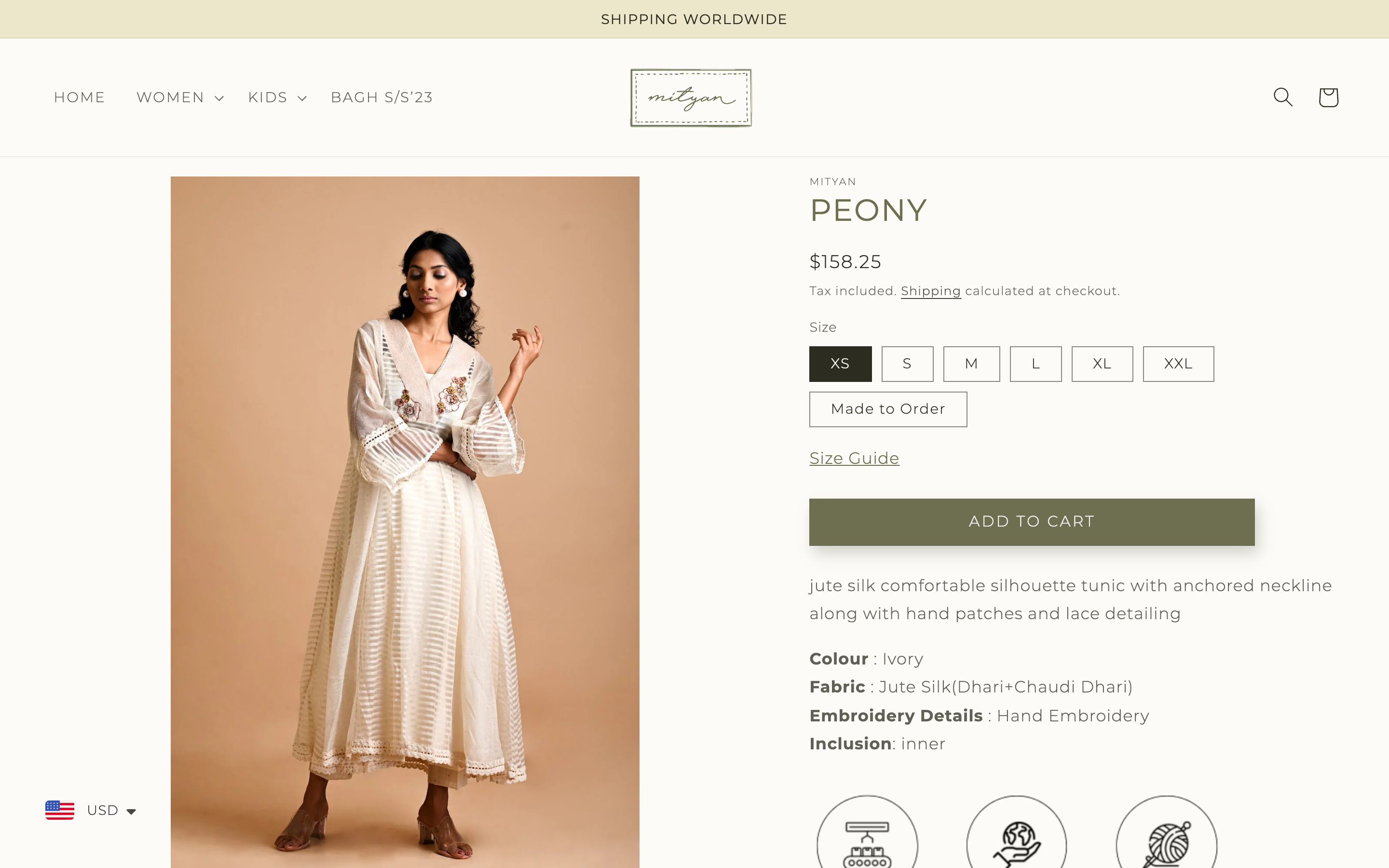 Mityan - Sutainable Fashion Ecommerce Website screenshot 5