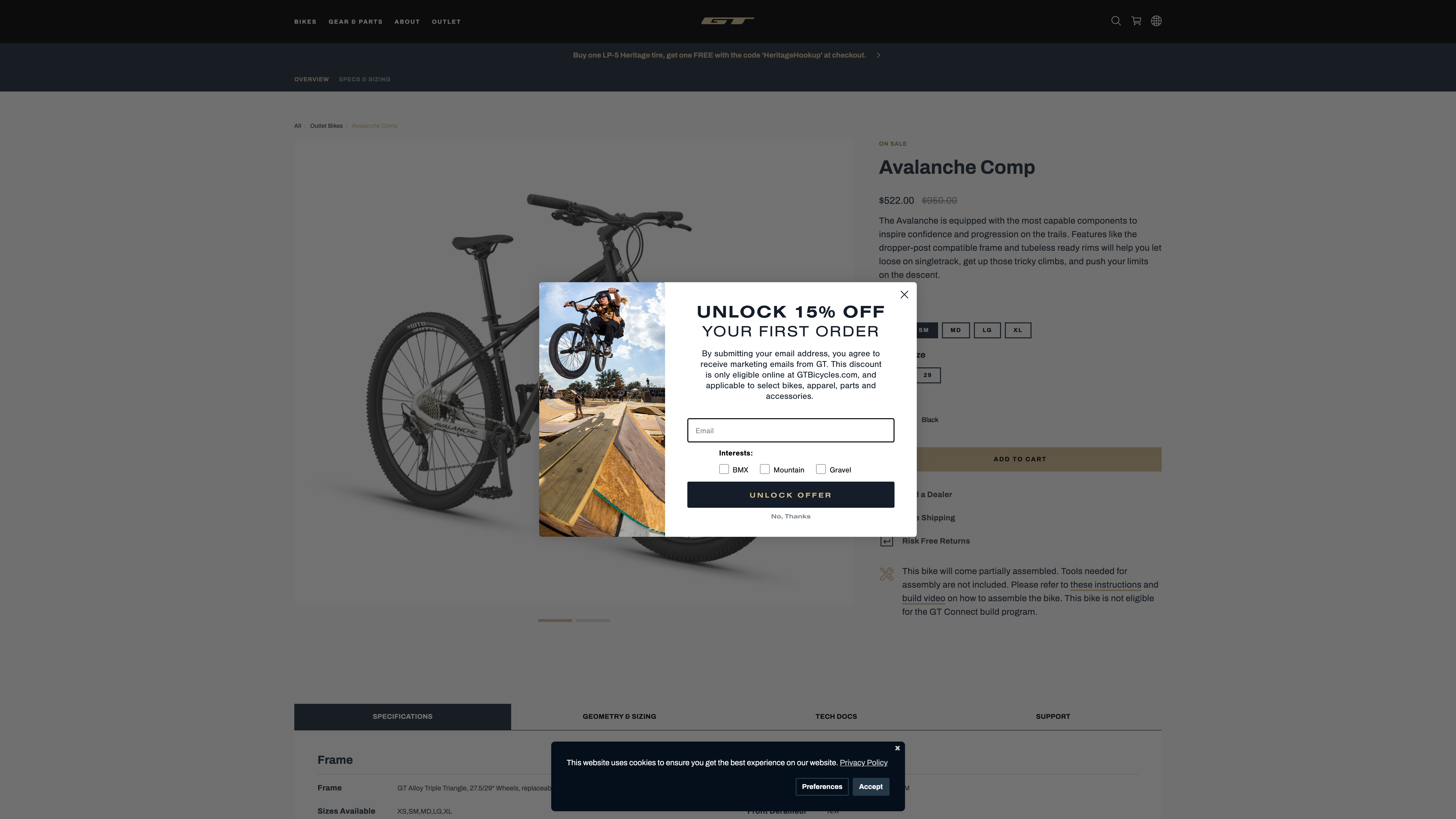 GT Bicycles screenshot 4