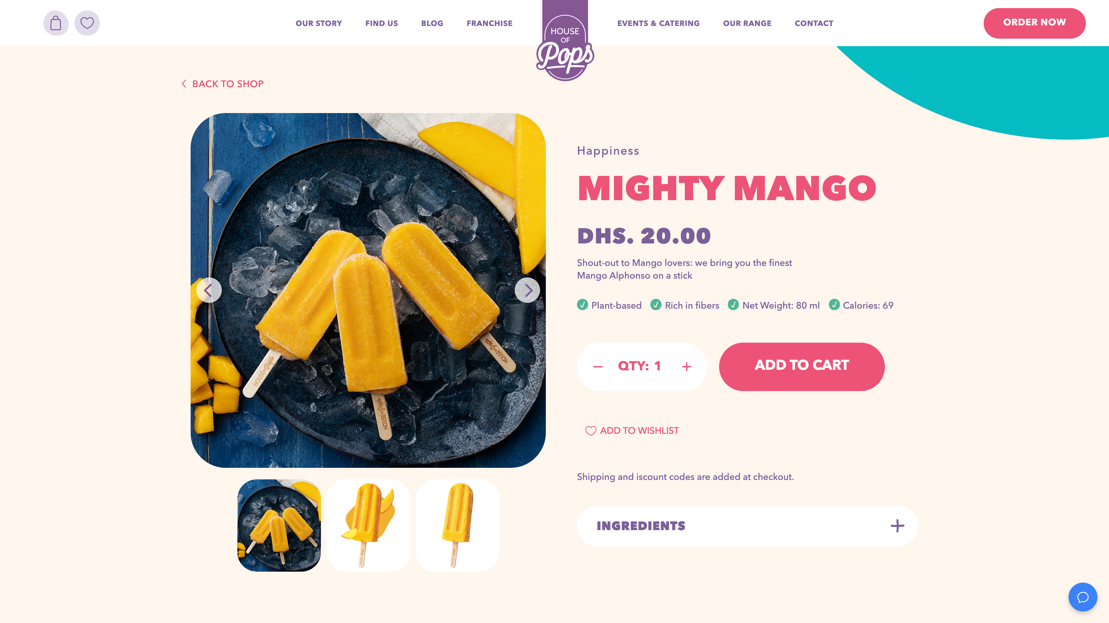 House of Pops - Plant Based Fruit Pops in Dubai screenshot 2