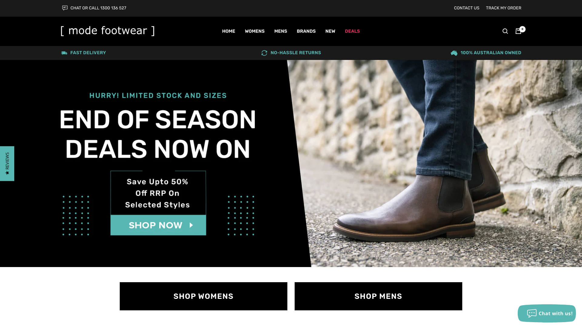 Mode Footwear — Boutique Shopify Store