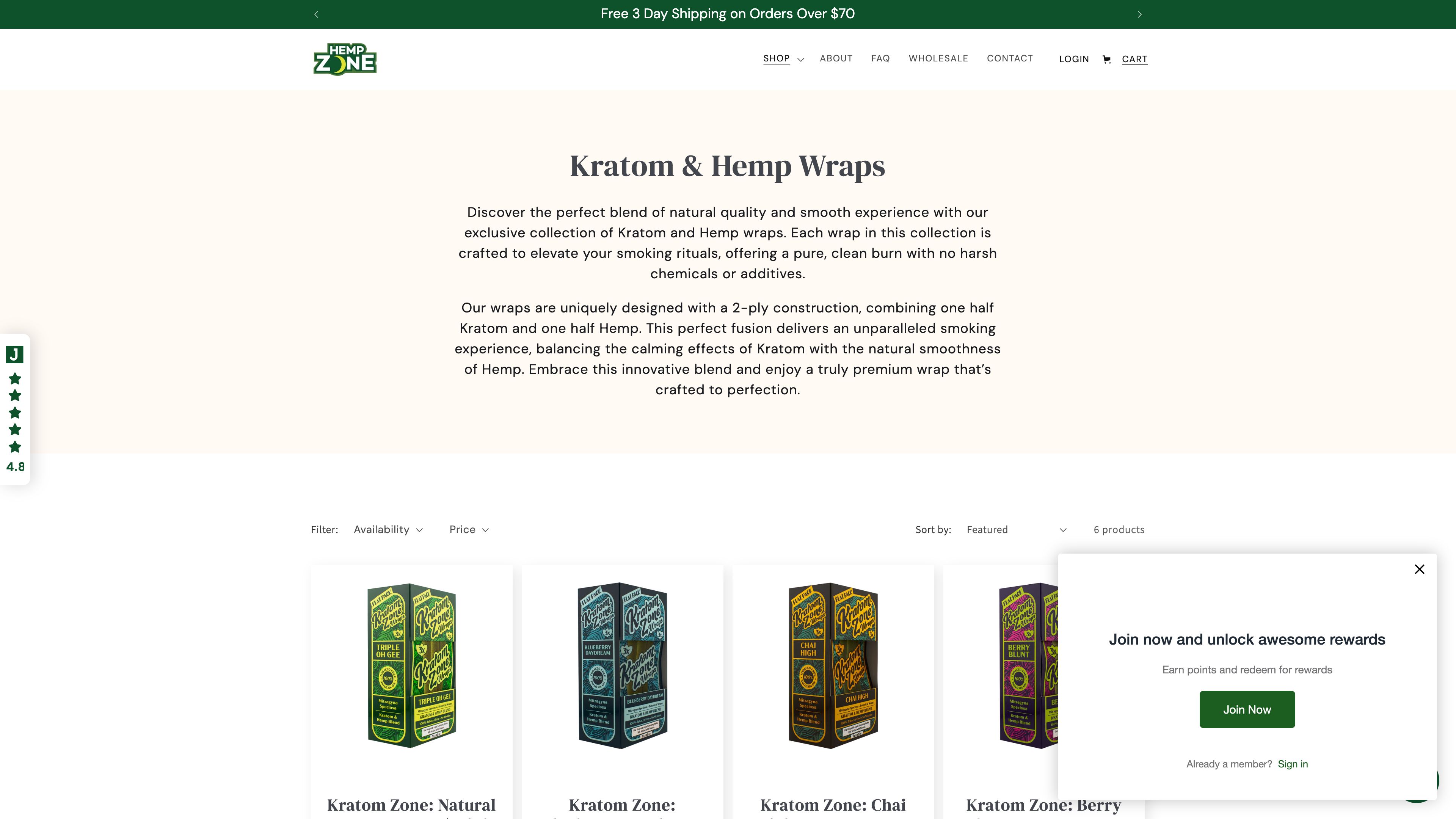 Hemp Zone || Finest and well known CBD brand screenshot 2