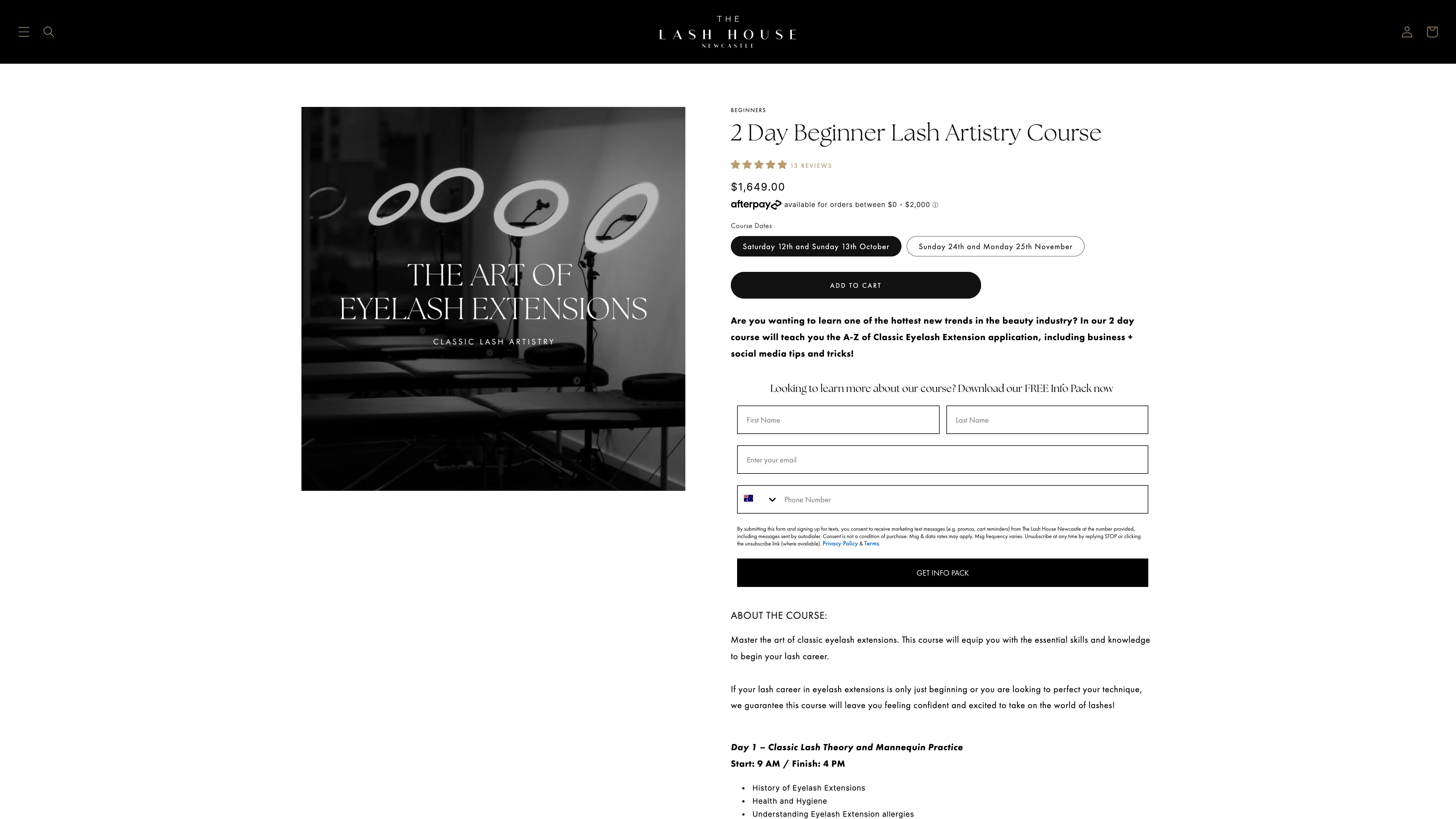 The Lash House Newcastle | Salon Services + Online Store screenshot 3