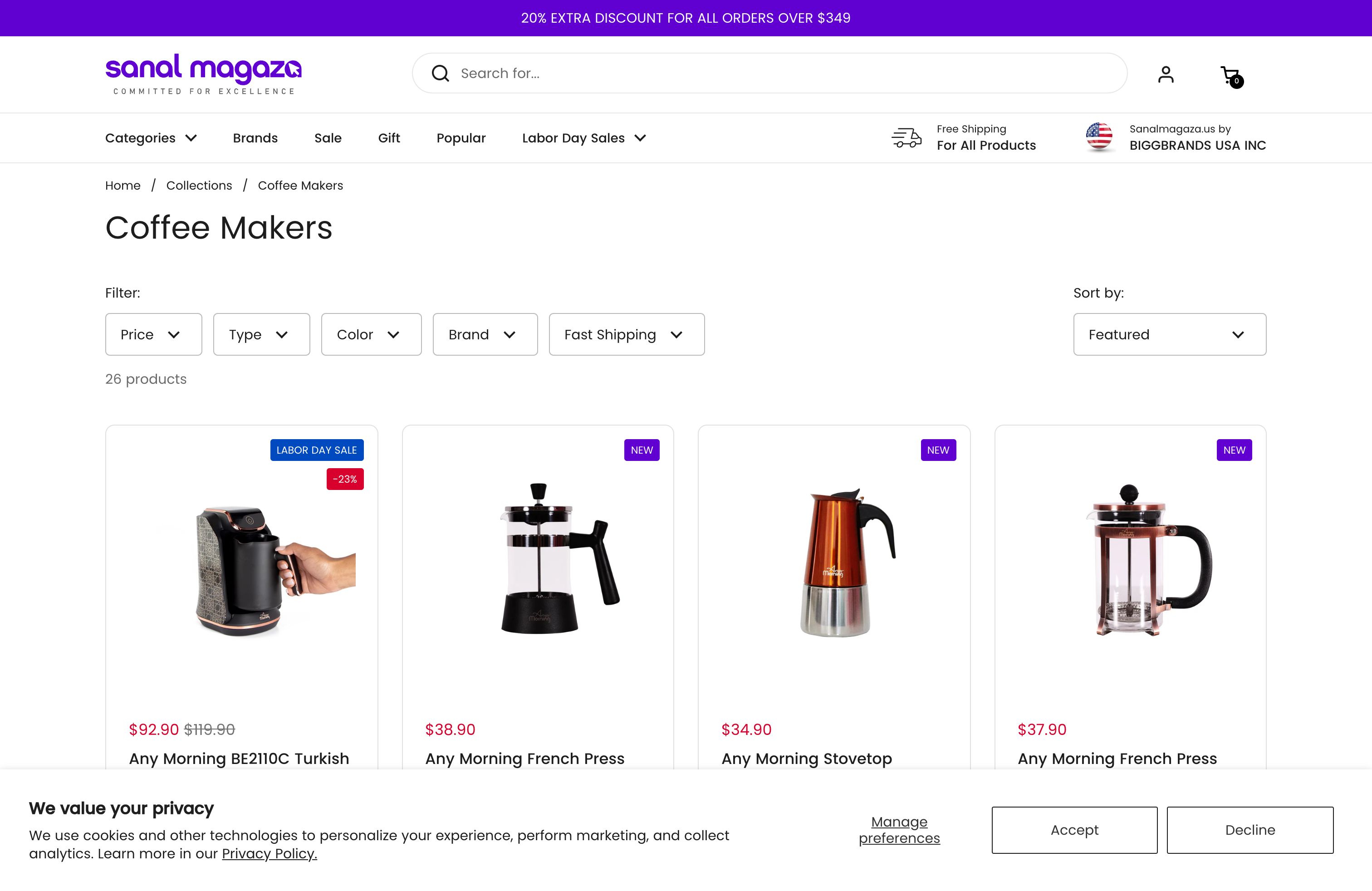 Sanal Magaza USA: Pioneering B2B E-commerce Solution screenshot 2