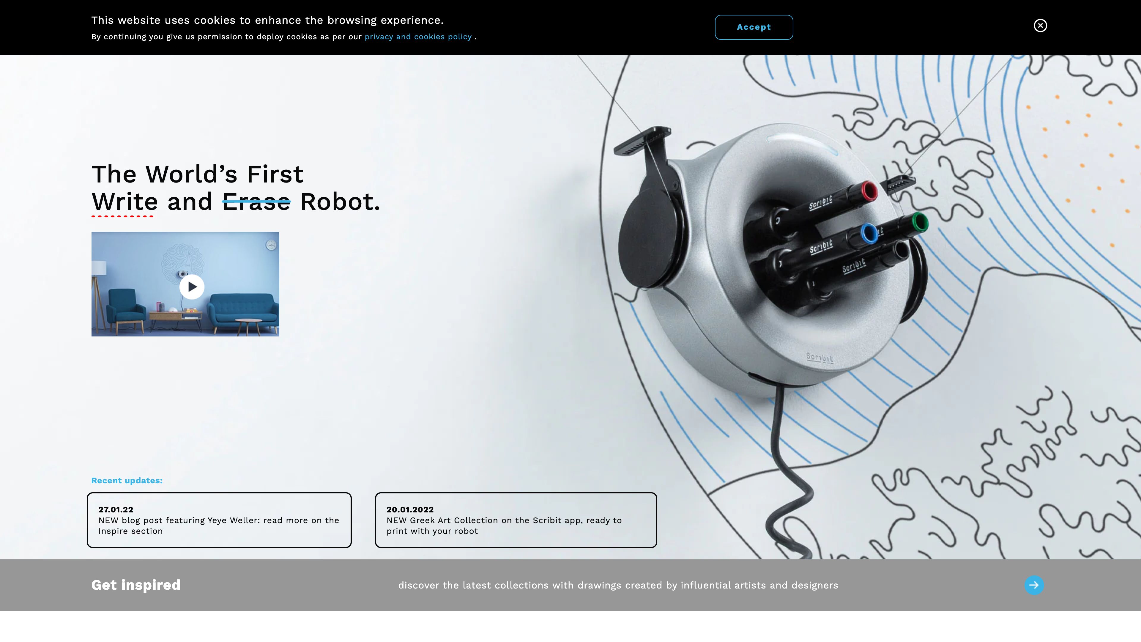 Shopify Website Development For Scribit screenshot 2