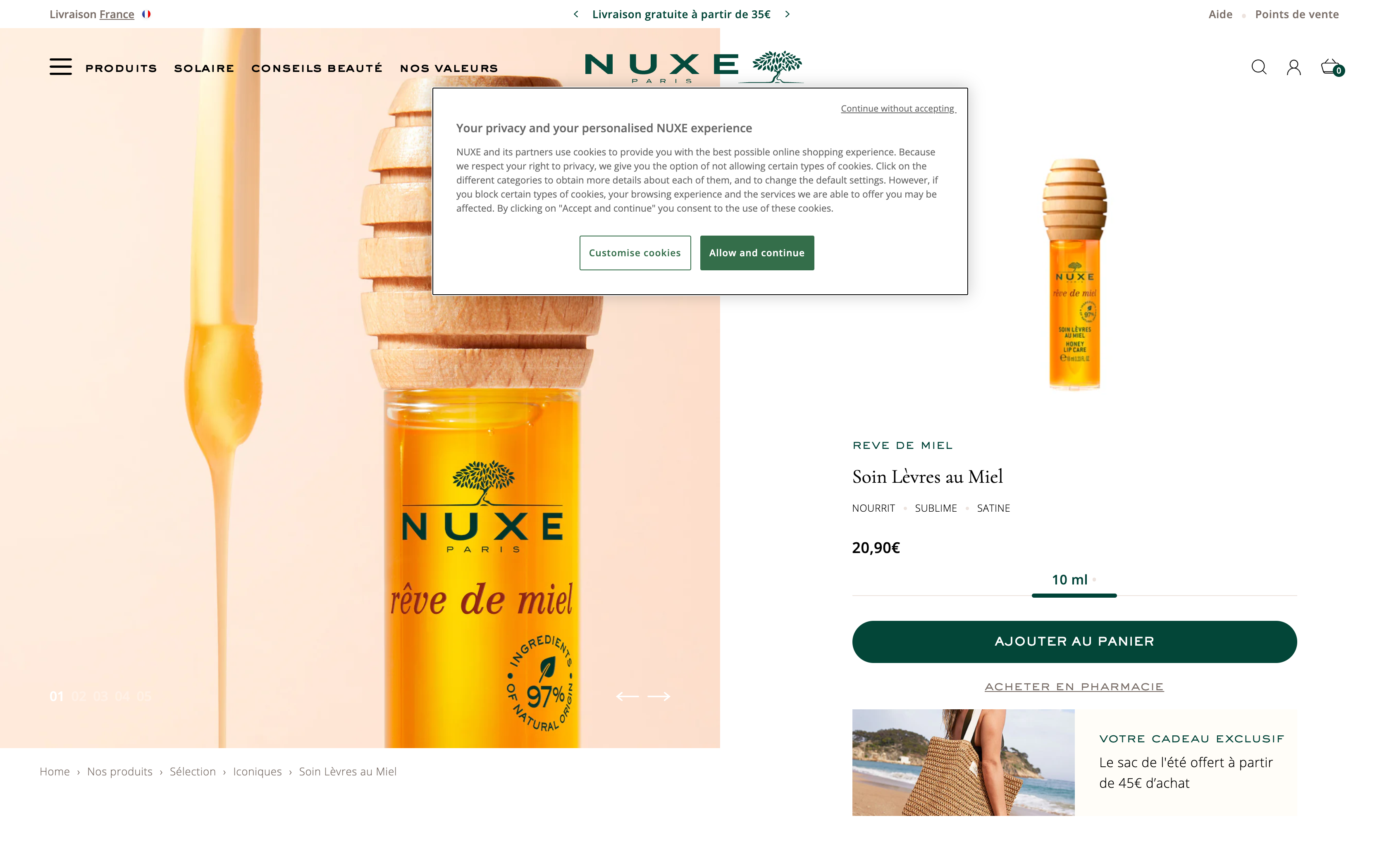 Nuxe screenshot 4