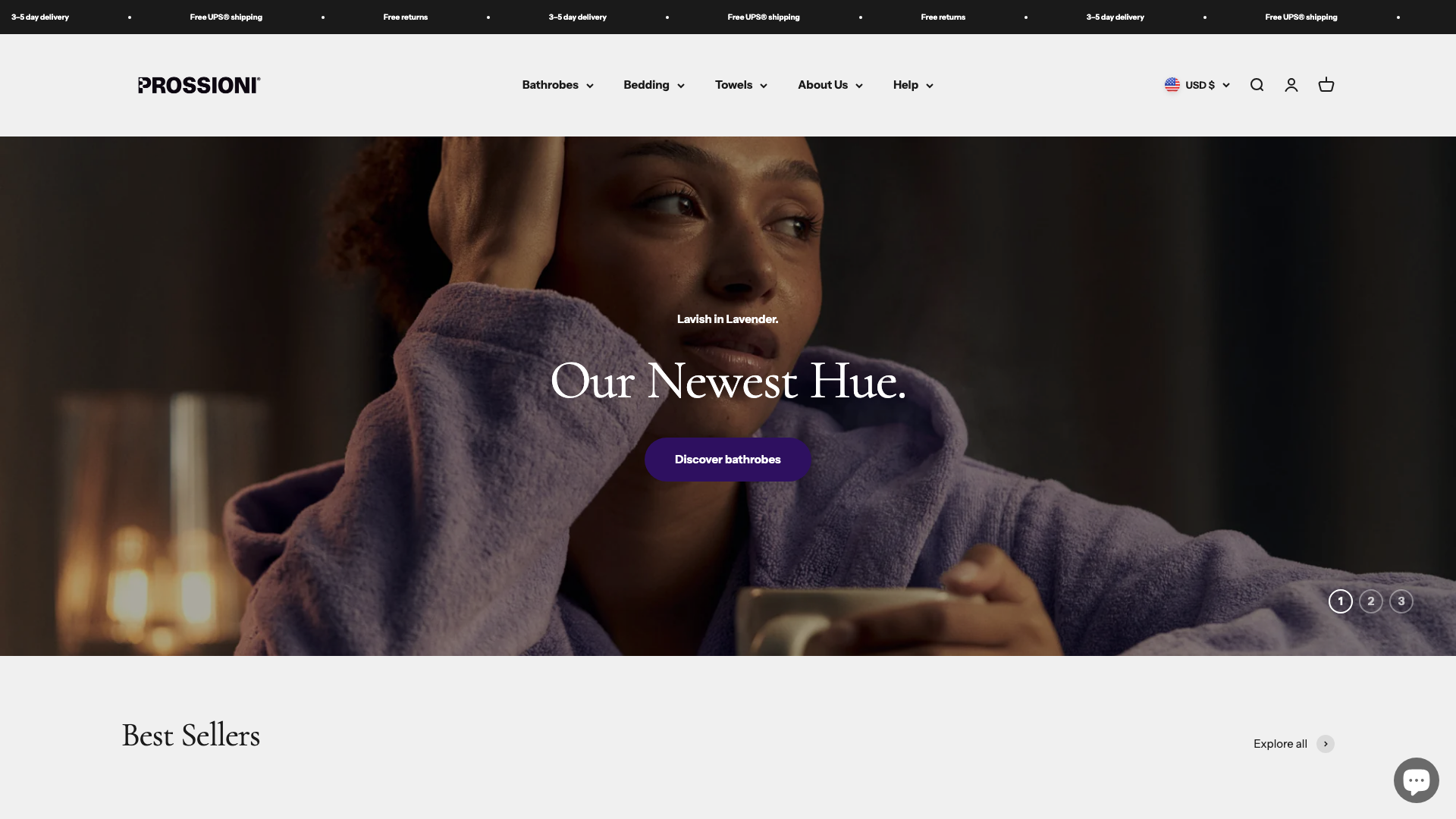 PROSSIONI: branding, integrationer screenshot