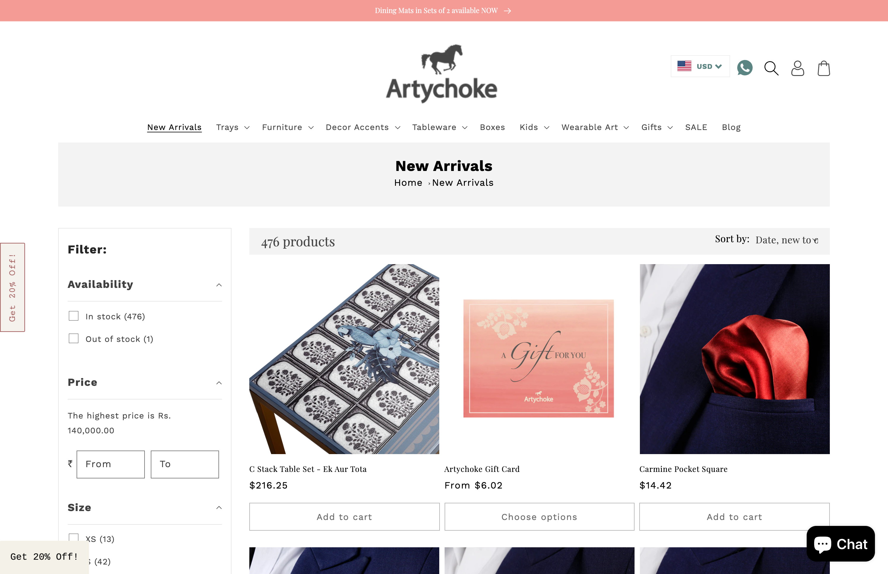 Shopify Store Design for Furniture Store screenshot 2