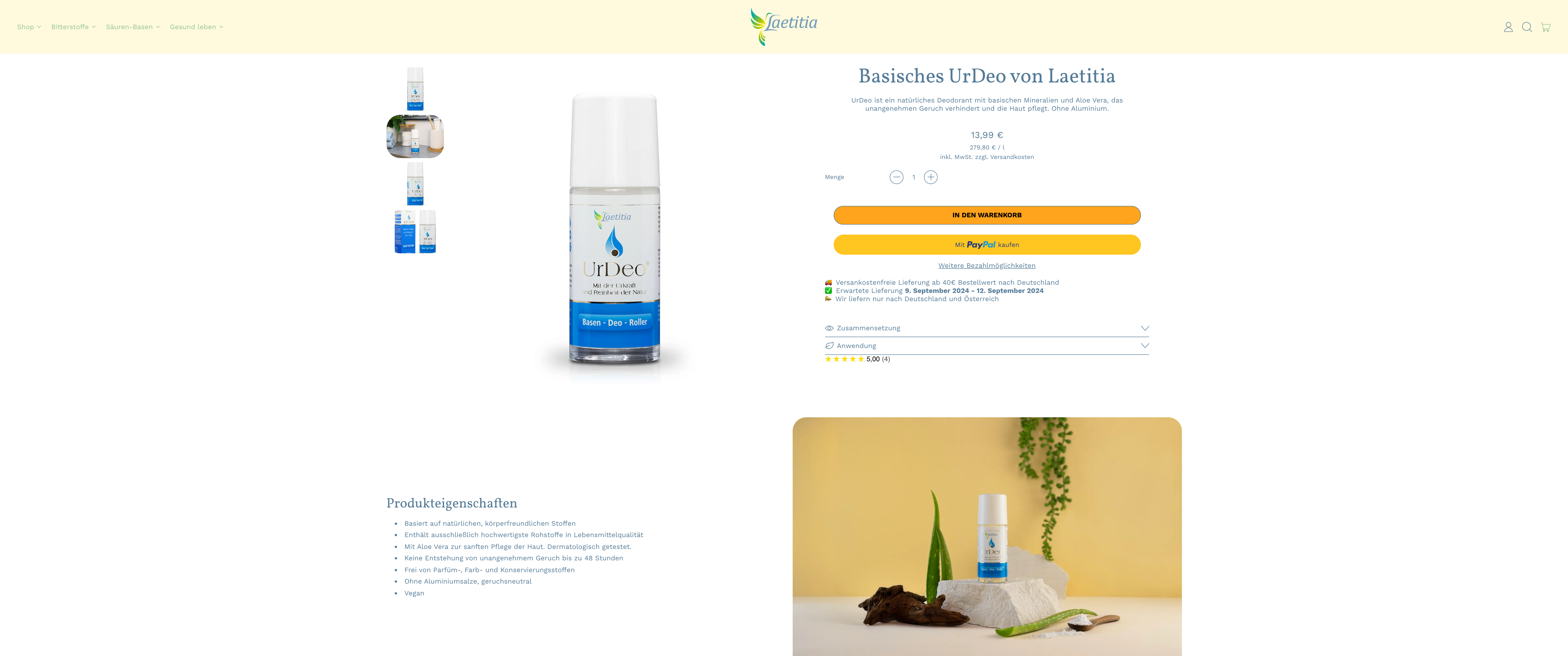 Laetitia Naturprodukte screenshot 3