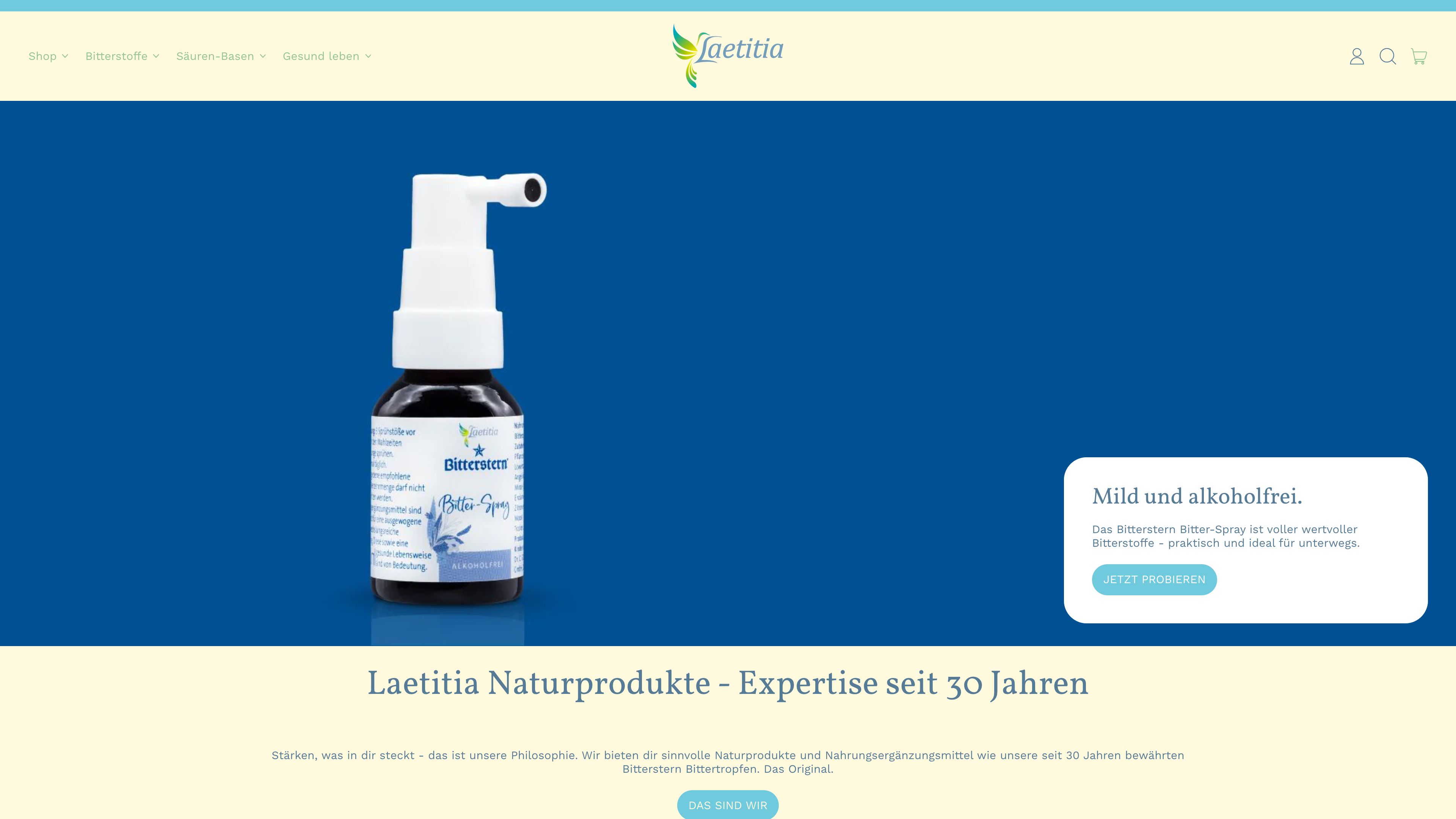 Laetitia Naturprodukte screenshot 7