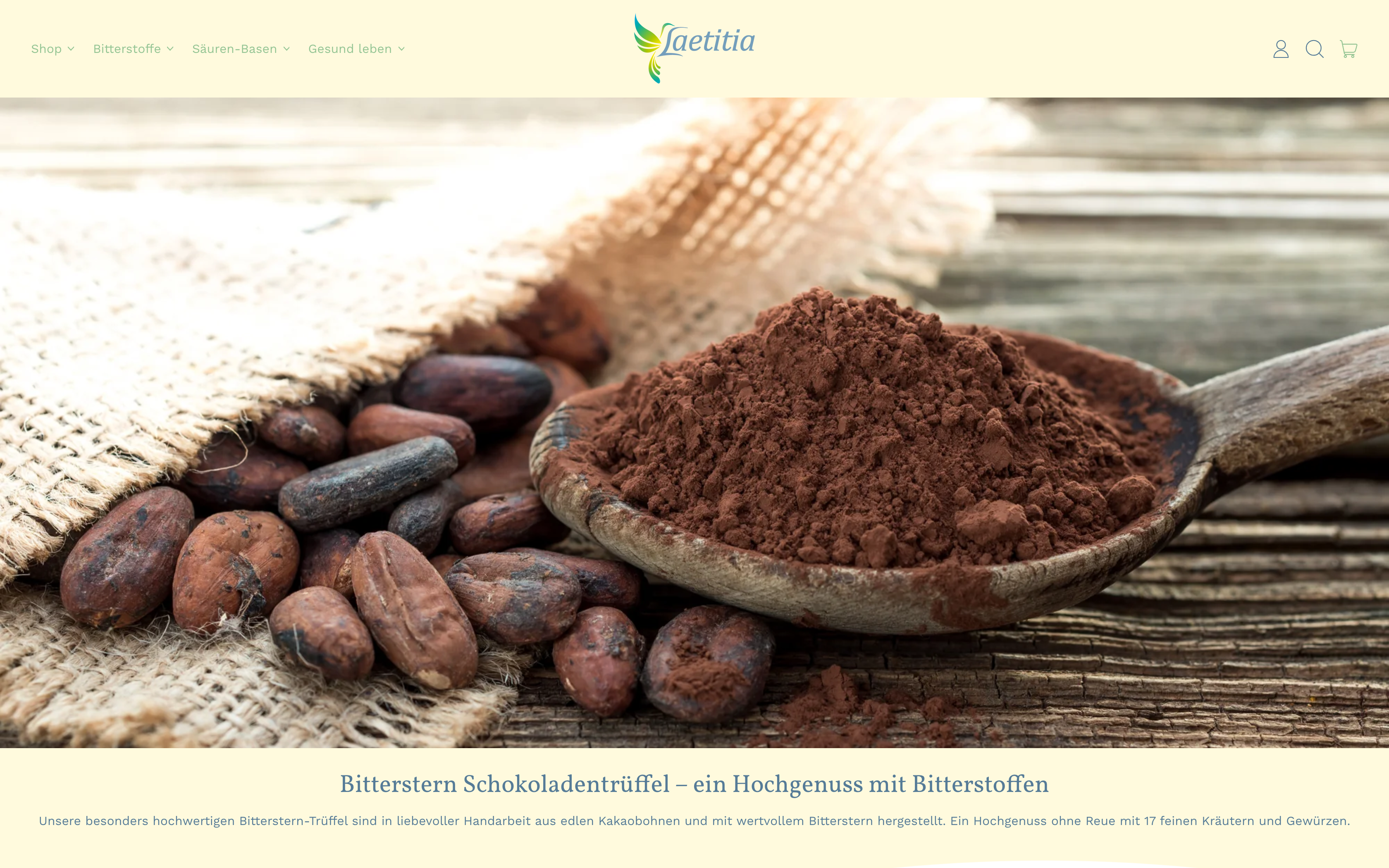 Laetitia Naturprodukte screenshot 2