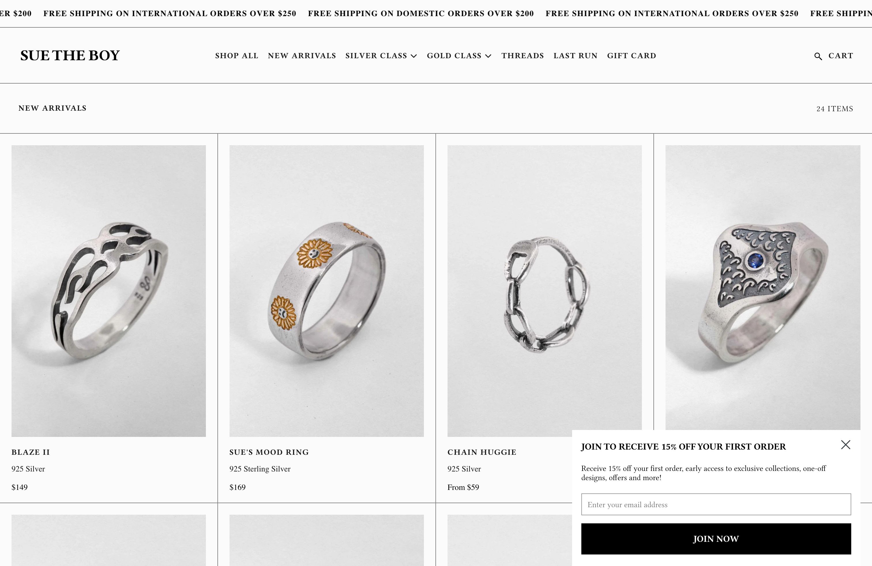 Website Development for Sue the Boy: A Cultural Jewelry Brand