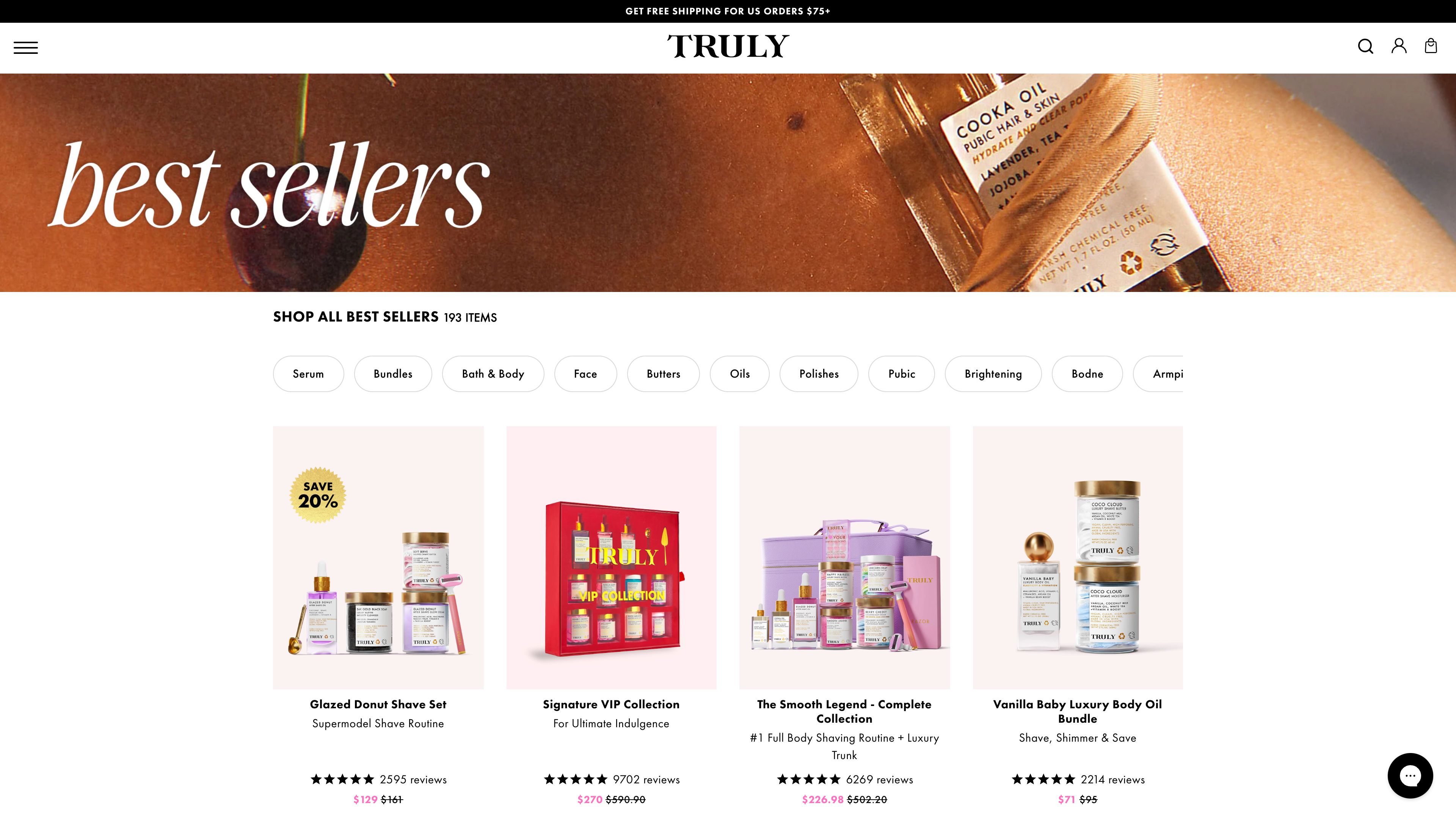 Truly Beauty - Beauty Shopify Plus Store screenshot 2