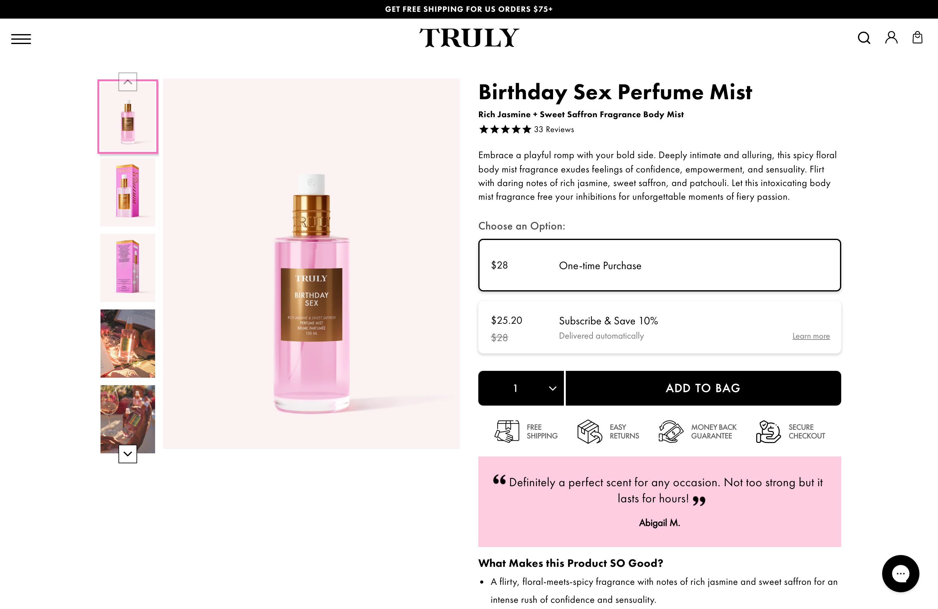 Truly Beauty - Beauty Shopify Plus Store screenshot 3