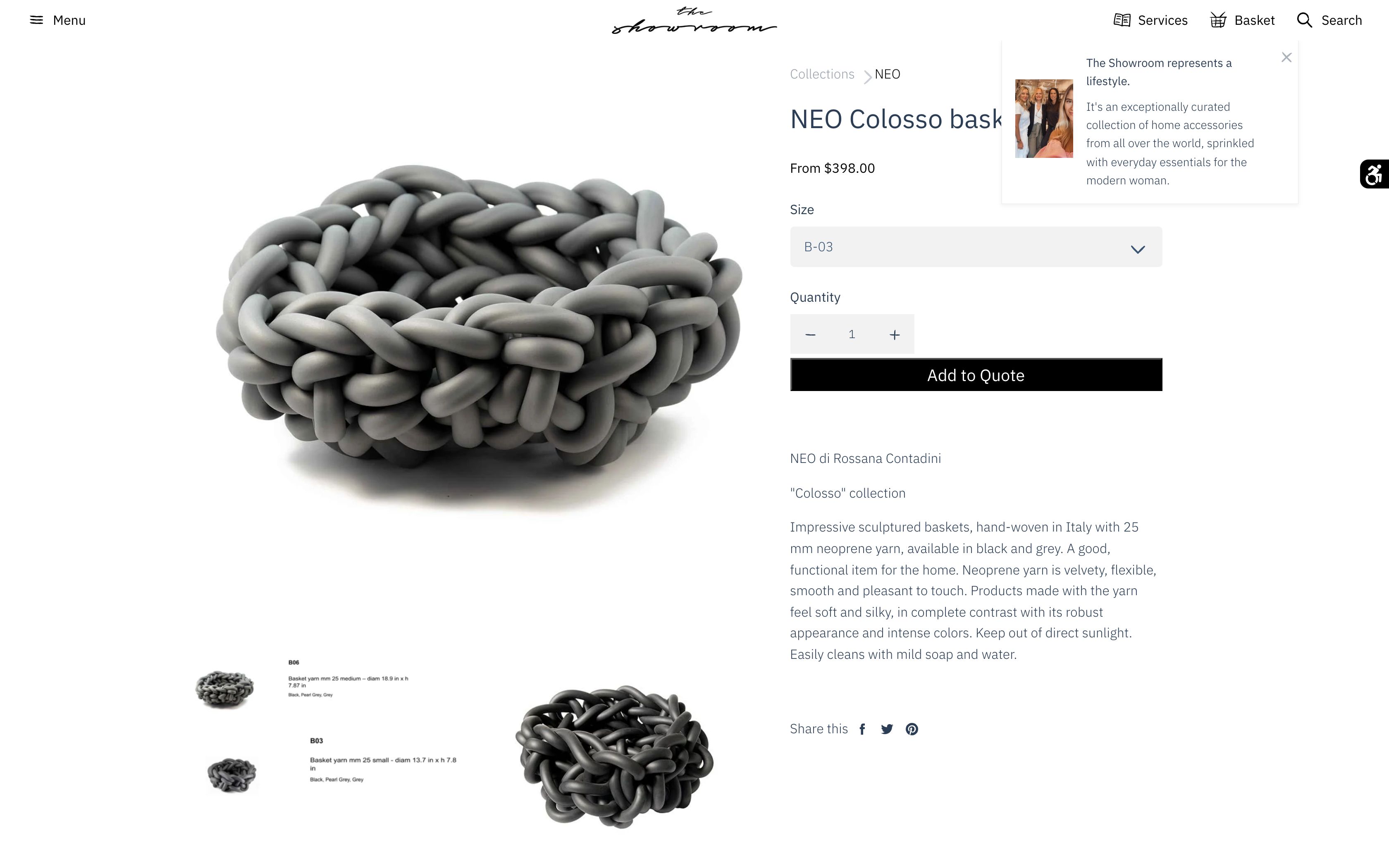 Customized Shopify Theme with Add to Quote Shop Feature screenshot 3