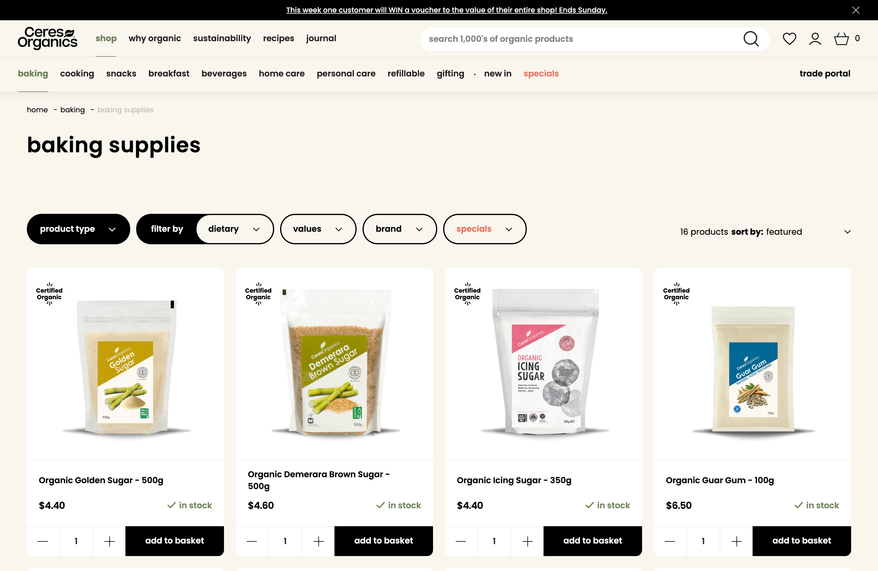 ceres Organic screenshot 2