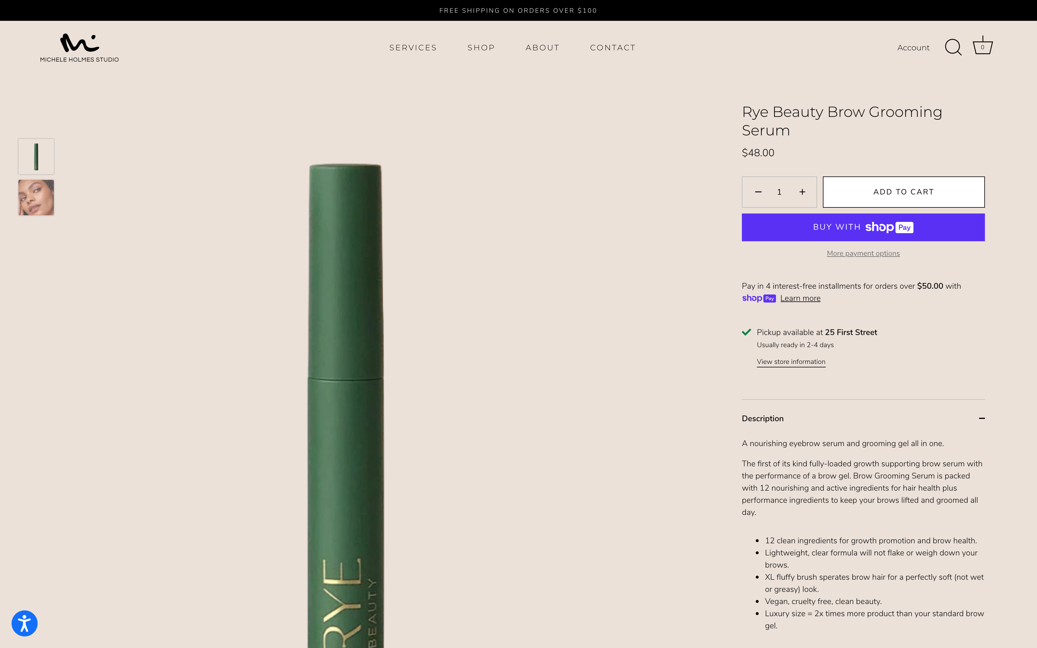 Michele Holmes Studio screenshot 4