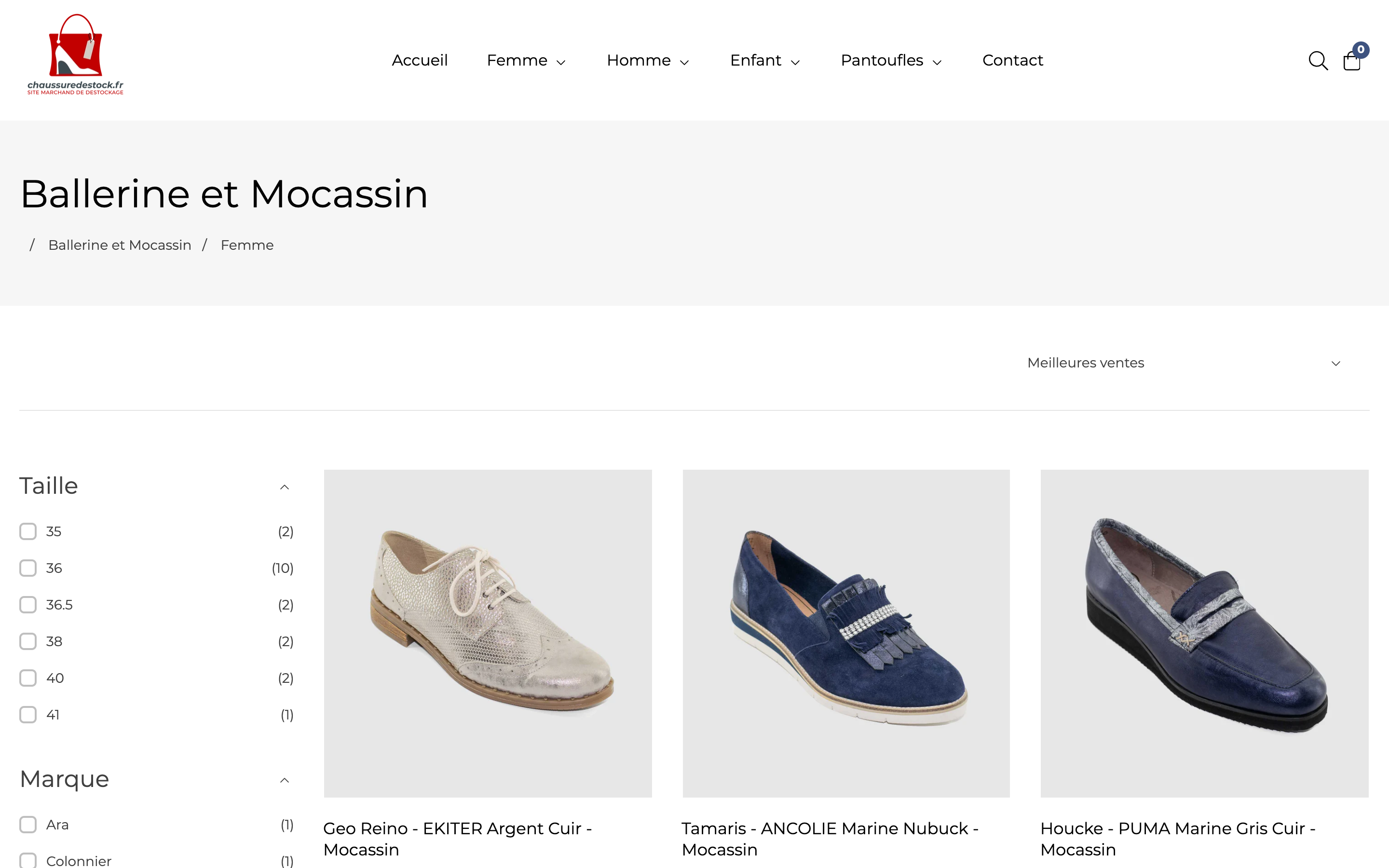 Boutique destockage de chaussure screenshot 2