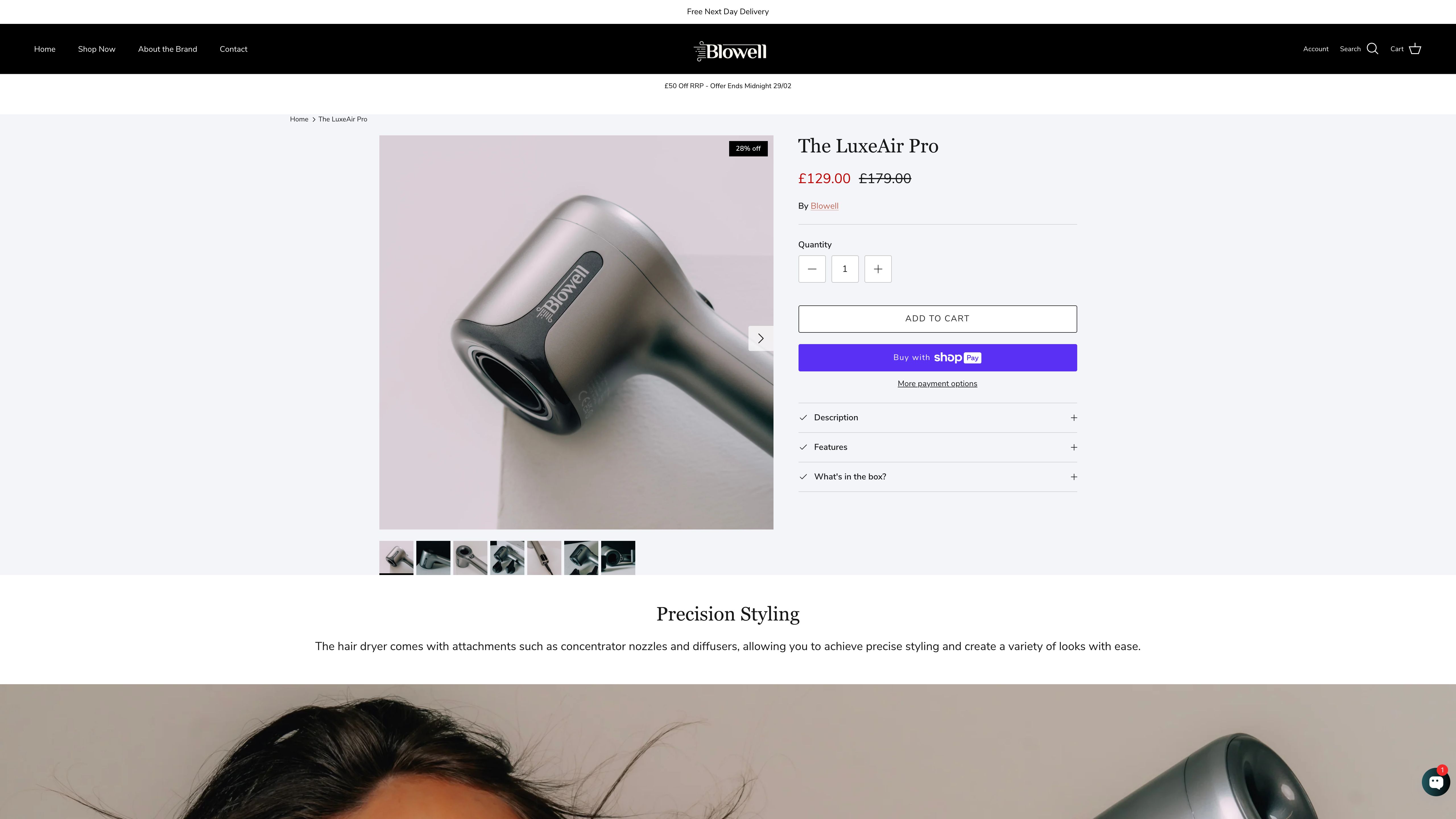 Introducing Blowell: The LuxeAir Pro Hair Dryer