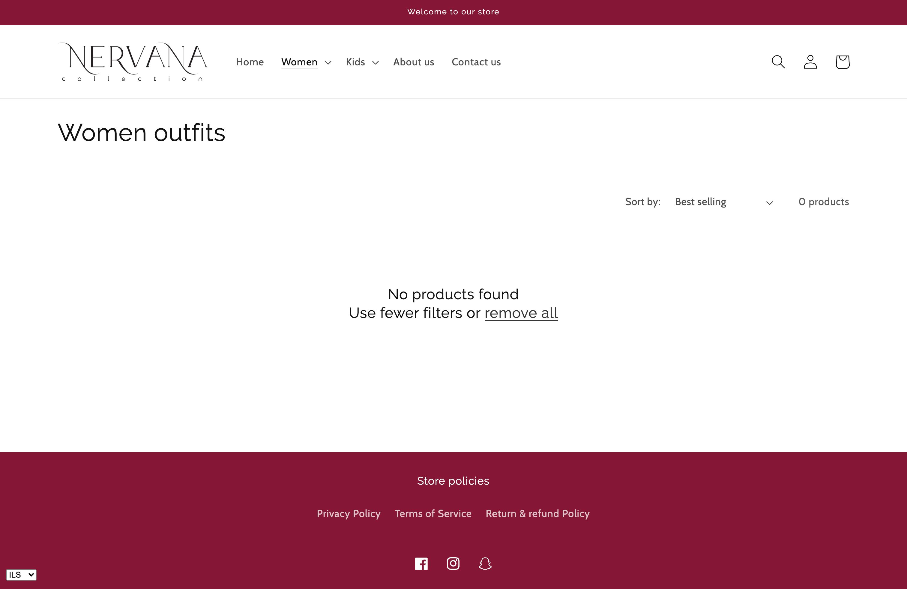 Nervana Collection | Clothing brand screenshot 3