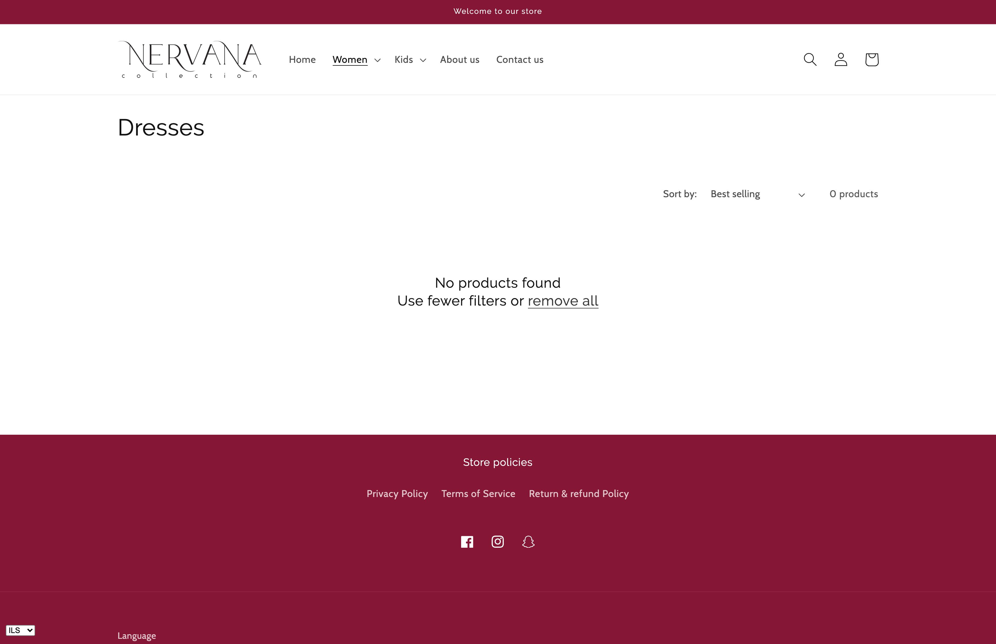 Nervana Collection | Clothing brand screenshot 4