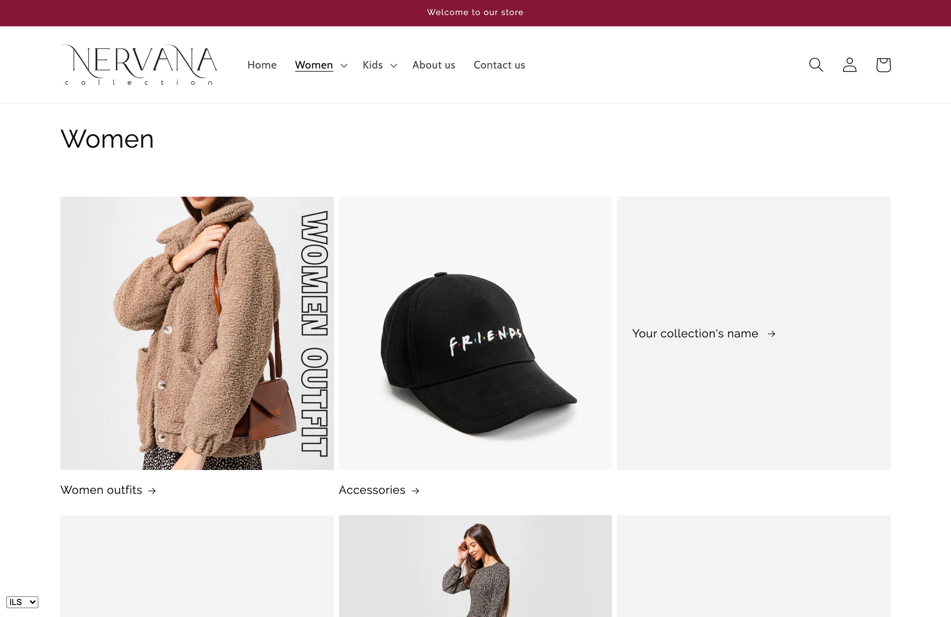 Nervana Collection | Clothing brand screenshot 2