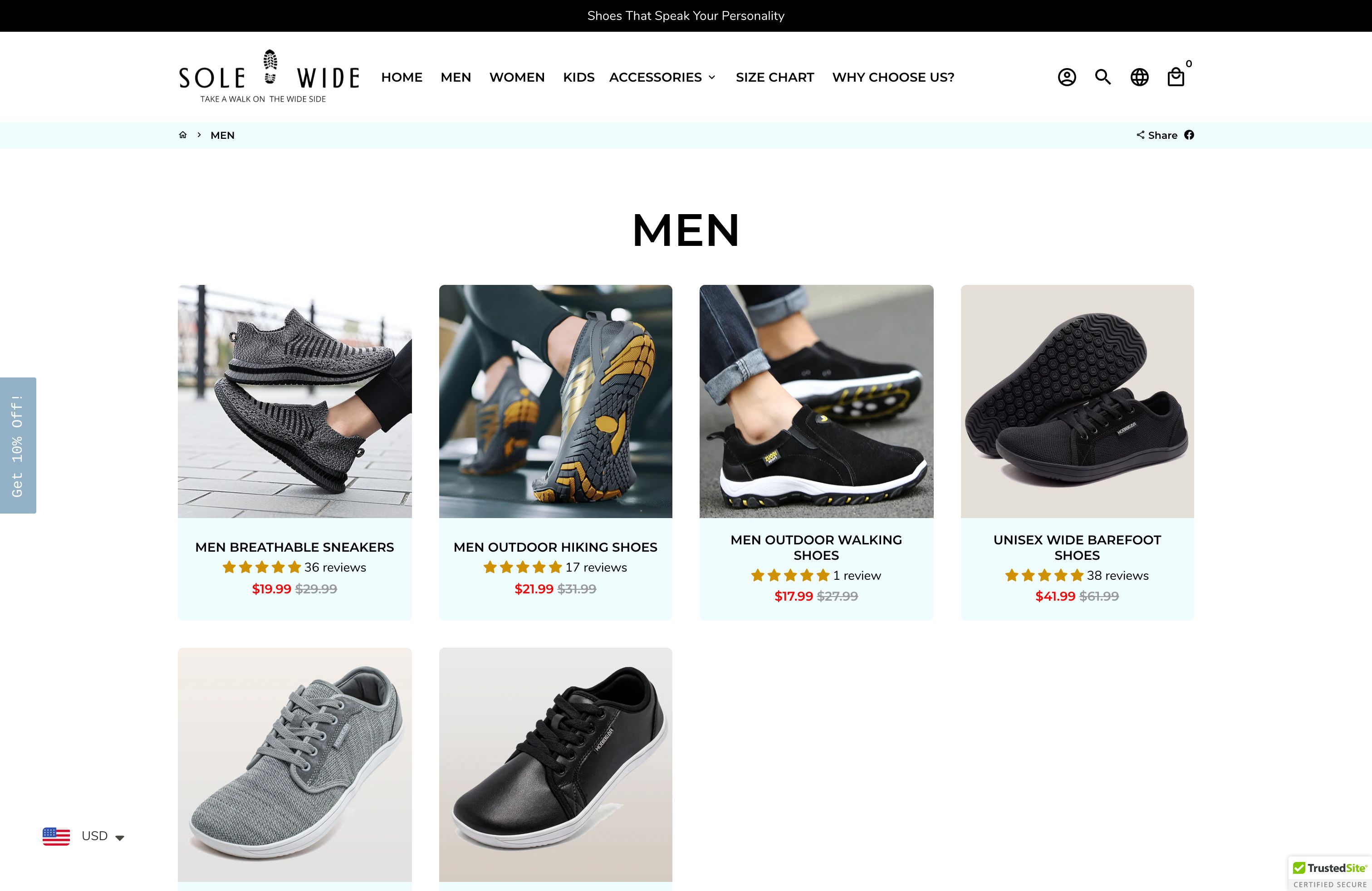 Sole wide ( Shoes and accessories ) screenshot