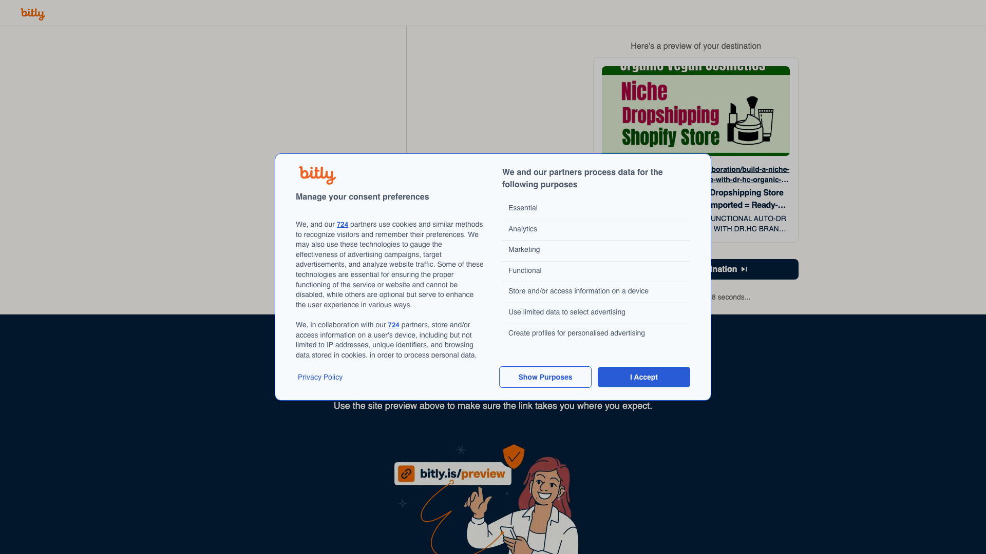 BUILD A COSMETIC DROPSHIPPING STORE screenshot