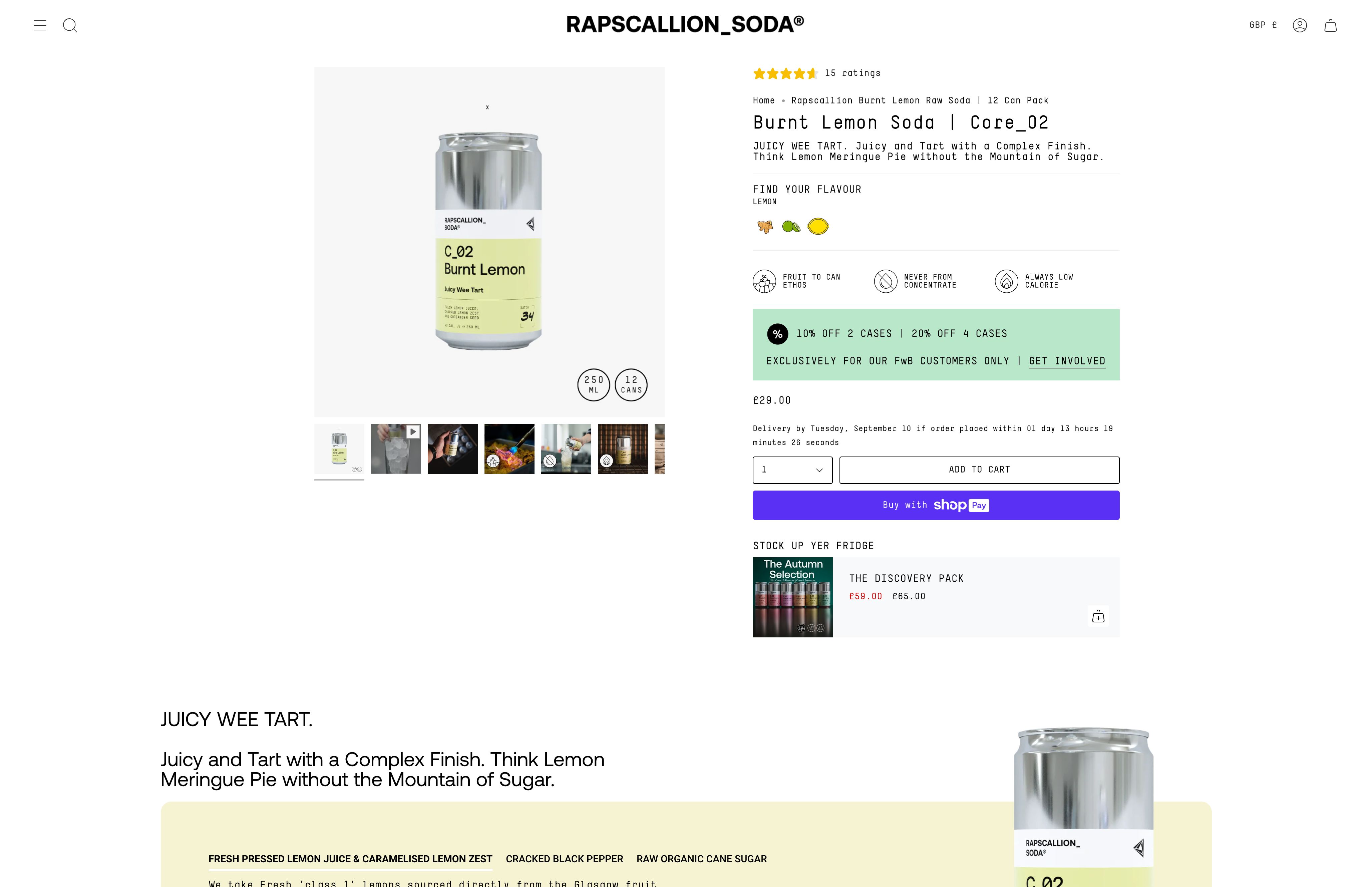 Enhanced Website Redesign for RAPSCALLION SODA: UX Improvements & Targeted Marketing
